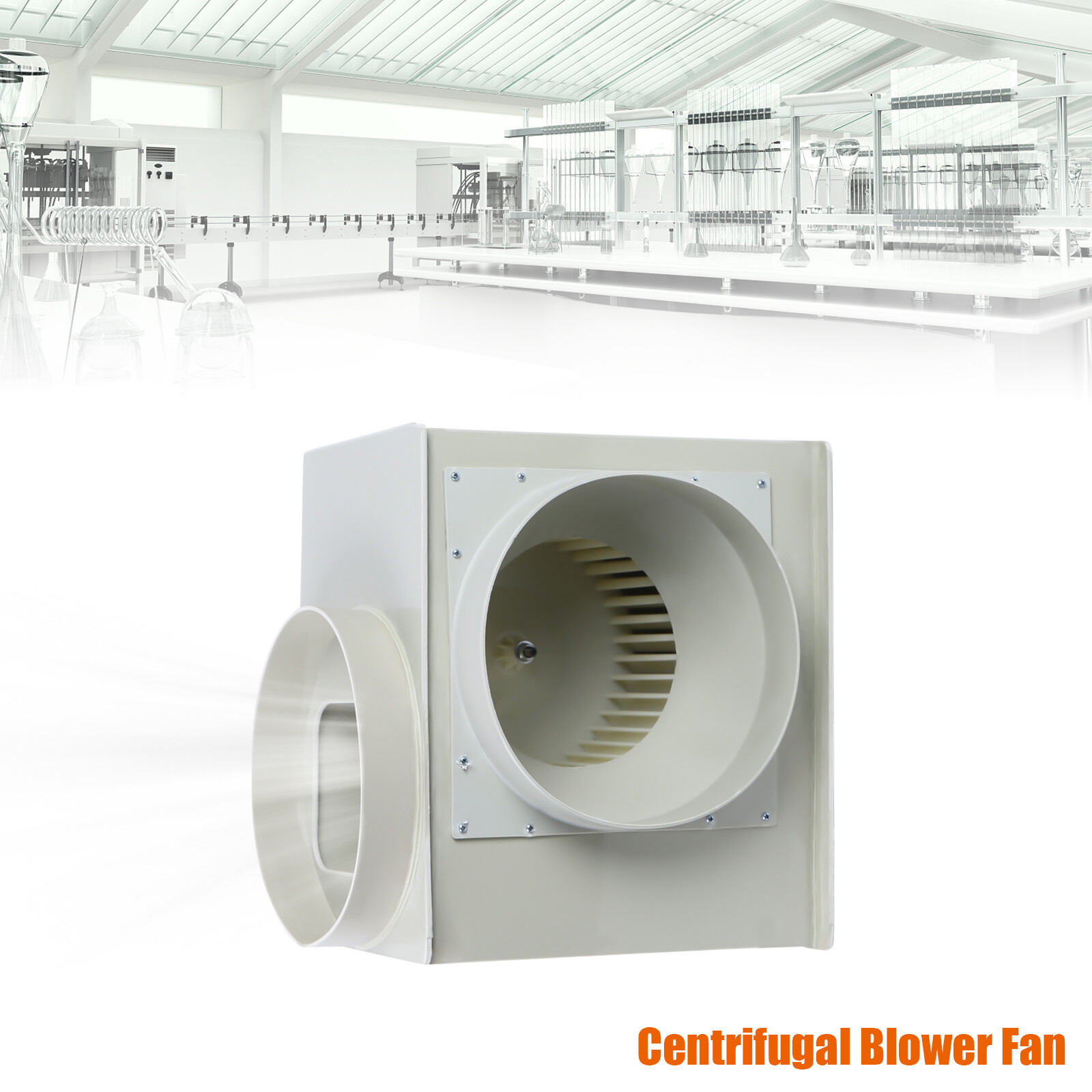 LXFJ-250 Centrifugal Extractor Fan Lab Fume Hood Venting Blower 300W 1450R/min