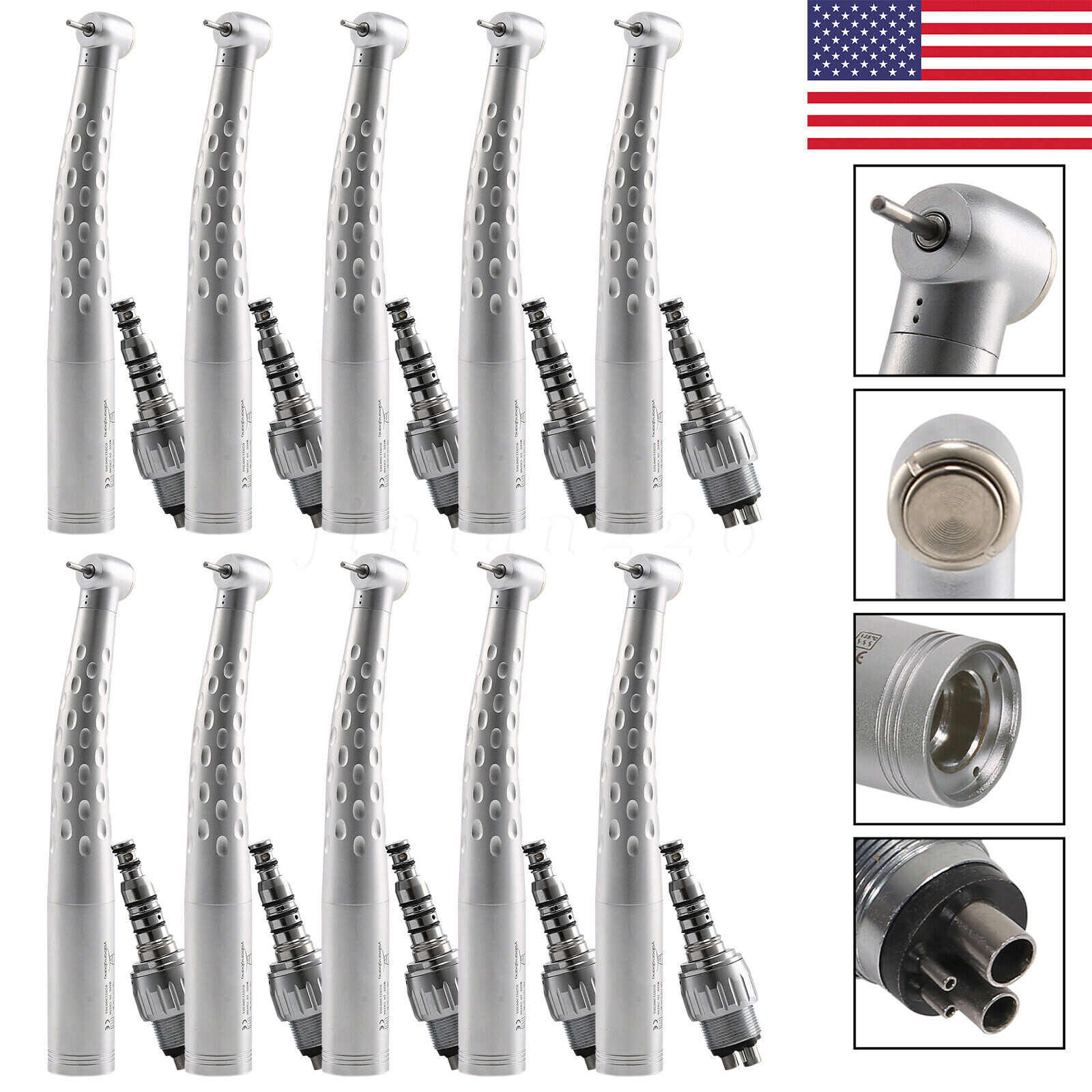 KAVO Style Dental High Speed Handpiece with 4 Hole Quick Coupler 360° Swivel