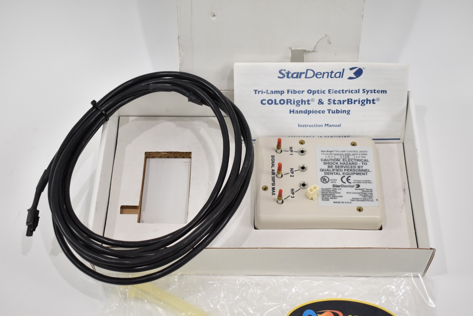 Star Dental Fiber Optic Electrical System OEM Star Bright P/N: 263270