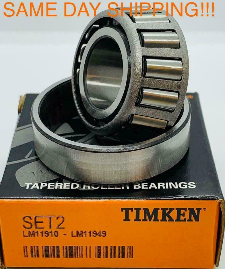 Timken USA Set2, Set 2 ( LM11949 & LM11910) A2 Cup & Cone SAME DAY SHIPPING!!!!