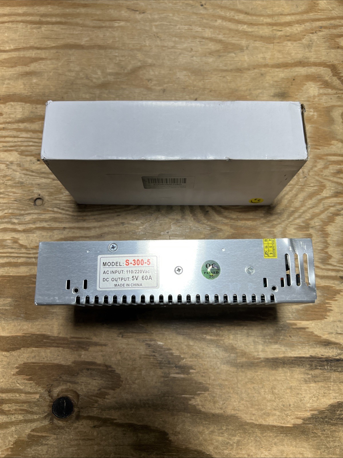 S-300-5 AC/DC Power Supply – 1 Output – 5V@60A – 300W