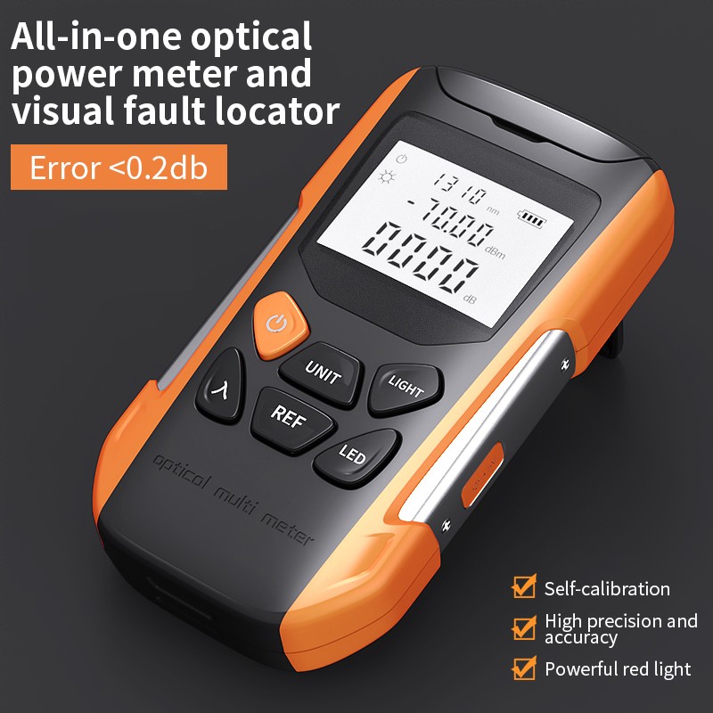 -70~+6 High Precision 1577nm Optical Power Meter 9 Wavelengths FTTH Fiber Optics