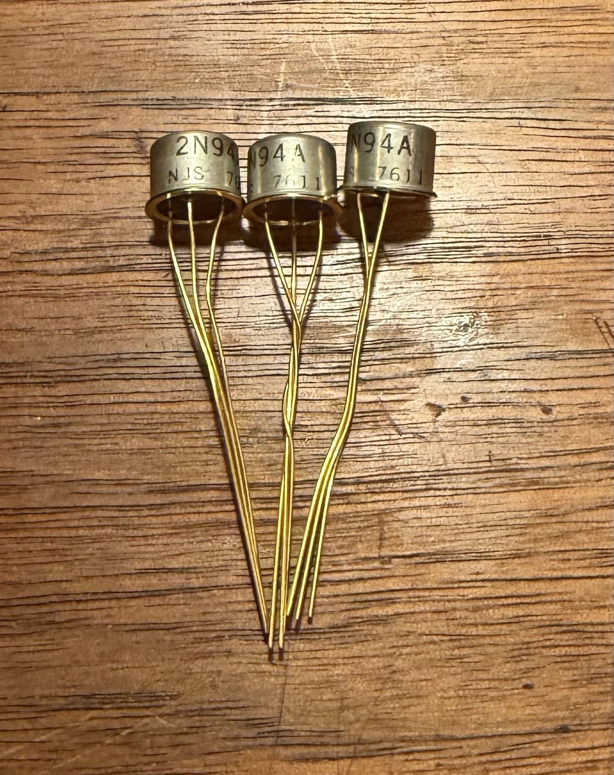 (3) 2N94A 2N94 NJS Germanium NPN Transistors NOS