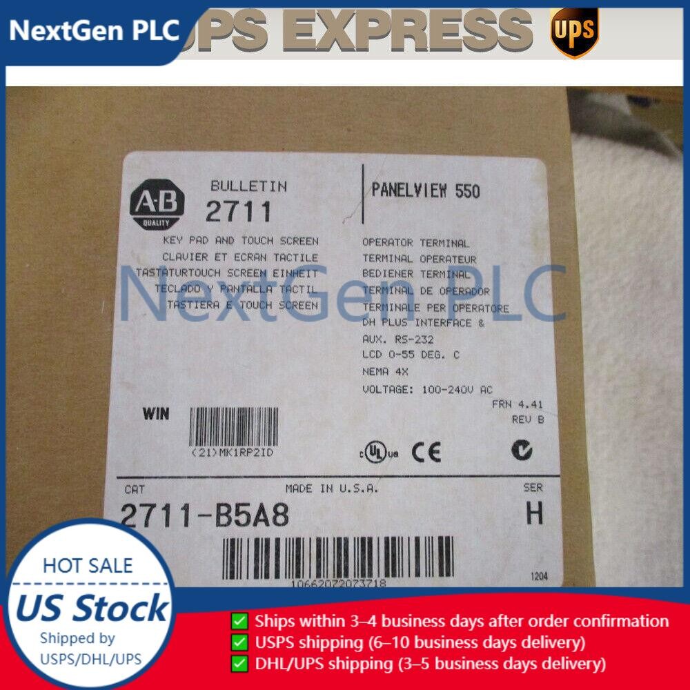 2711-B5A8 AB PanelView Standard Terminal 2711-B5A8 BRAND NEW FAST SHIPPING #CG