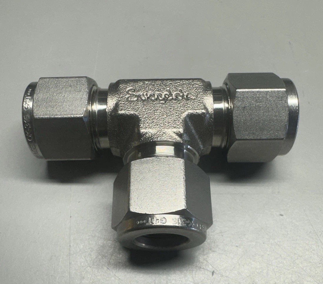 Swagelok SS-810-3 Union Tee Fitting 1/2” Tubing Stainless Steel