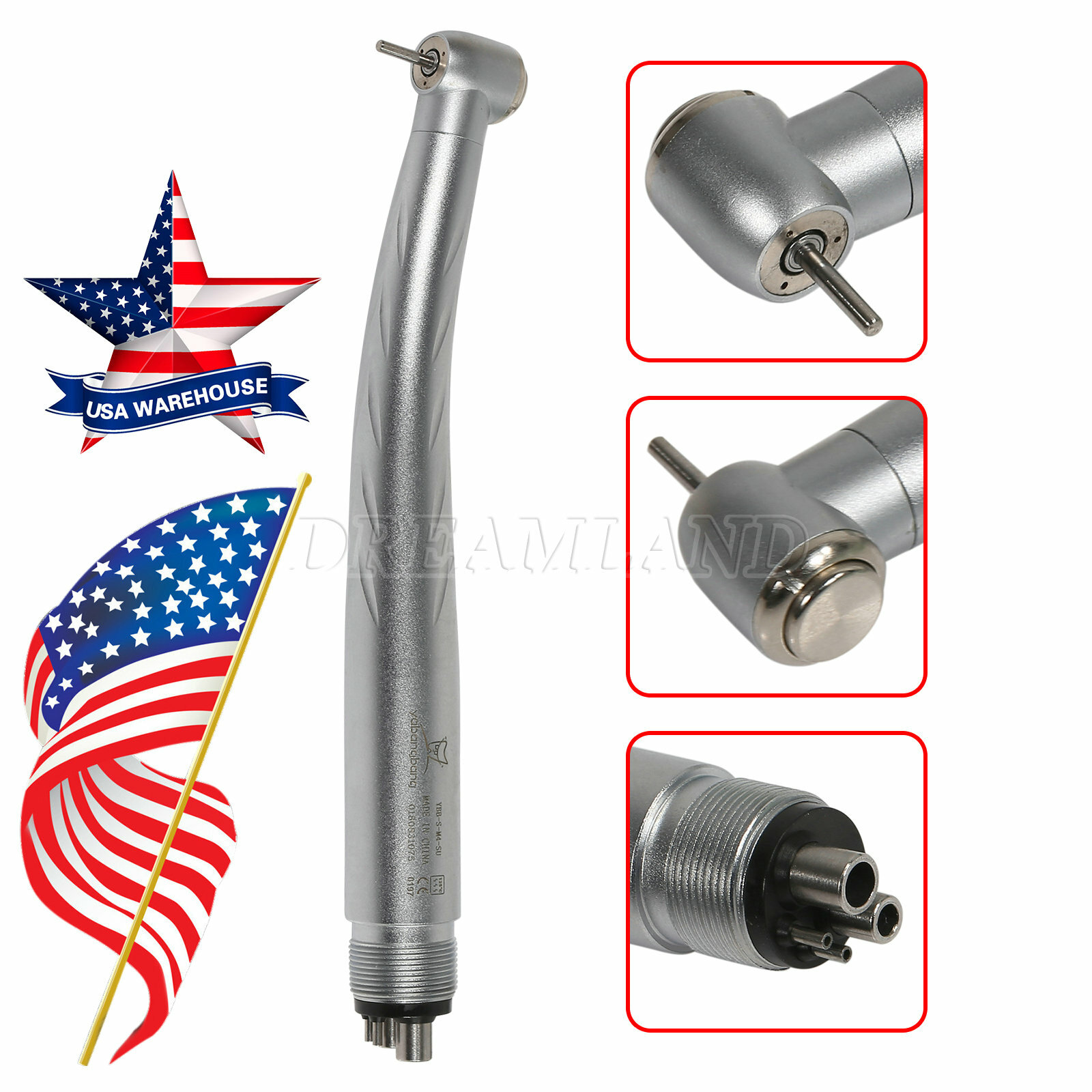 LED Fiber Optic Egenerator / High Speed Handpiece 2/4/6H Coupler Dental