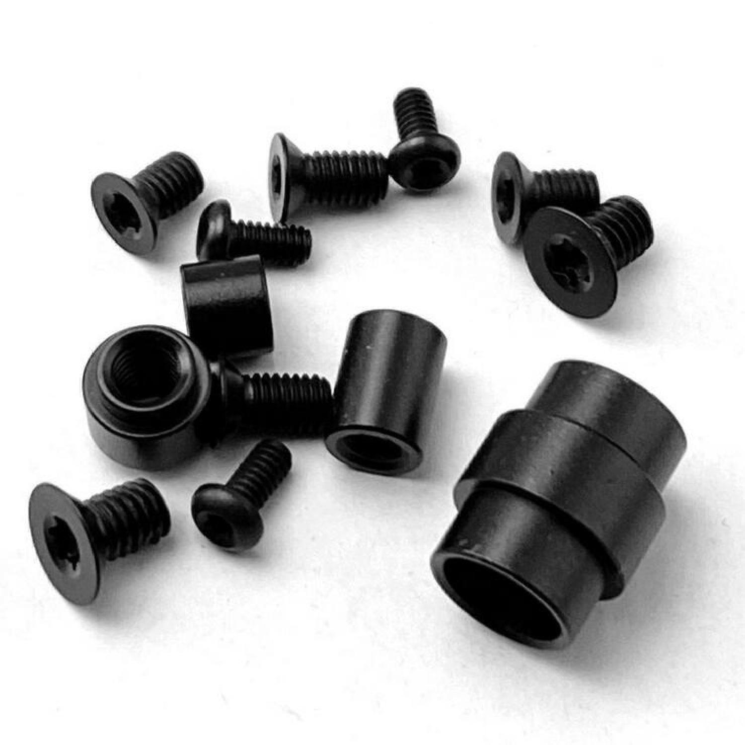 Titanium Alloy Tube Clip Whole Screws Set Kit for Spyderco C81 Paramilitary