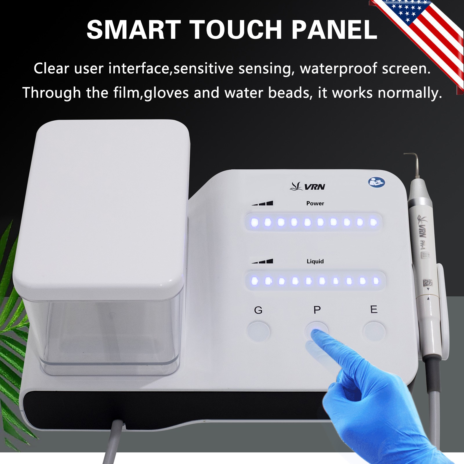 Dental Ultrasonic Scaler Scaling Perio Endo &LED Handpiece for EMS Woodpecker