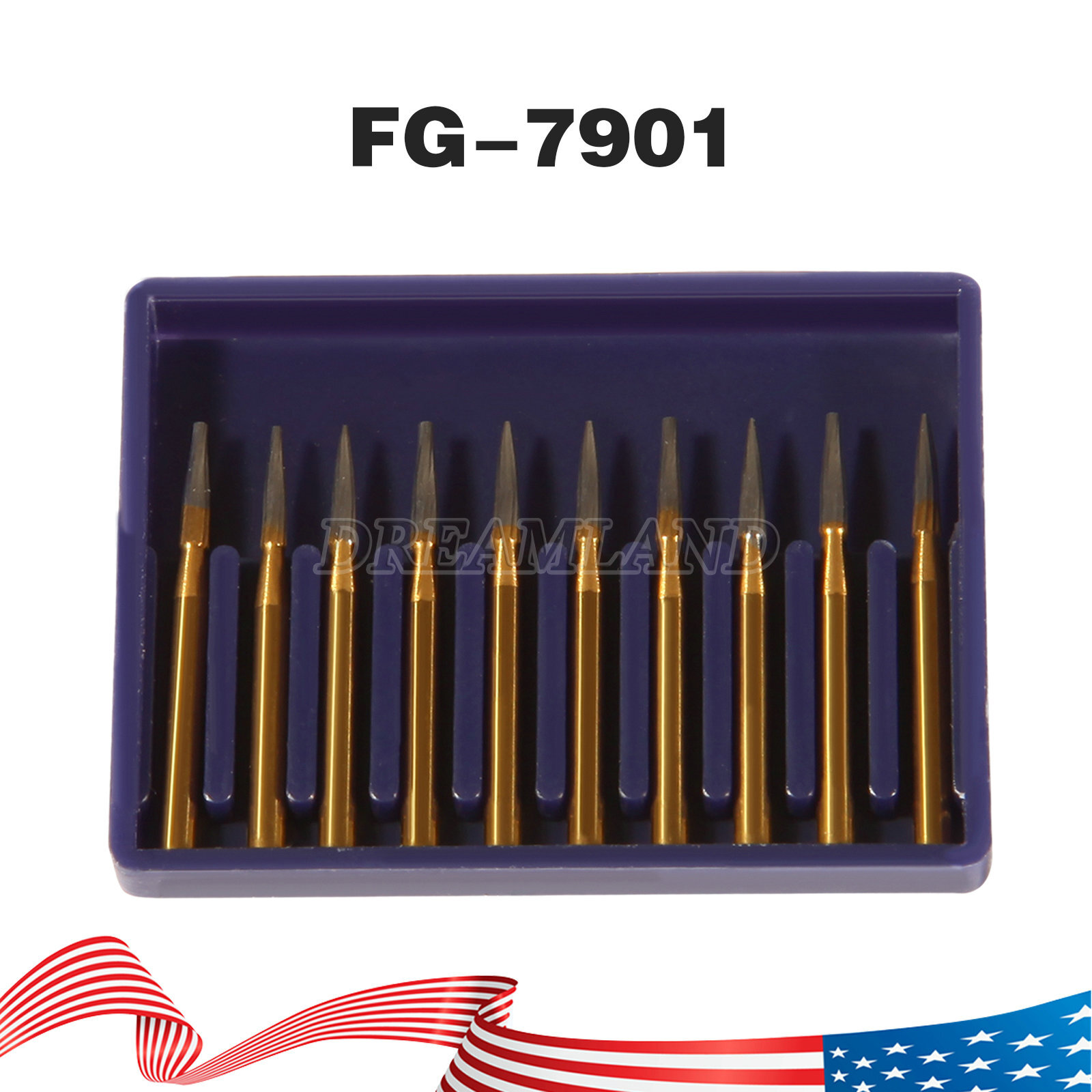 1-10 Packs Dental Carbide Burs For High Speed Handpiece FG 1 2 3 4 330 7901 7408