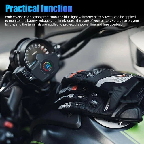 Waterproof CAR Battery Meter DC 12V Voltmeter LED Digital Display Voltage Gauge