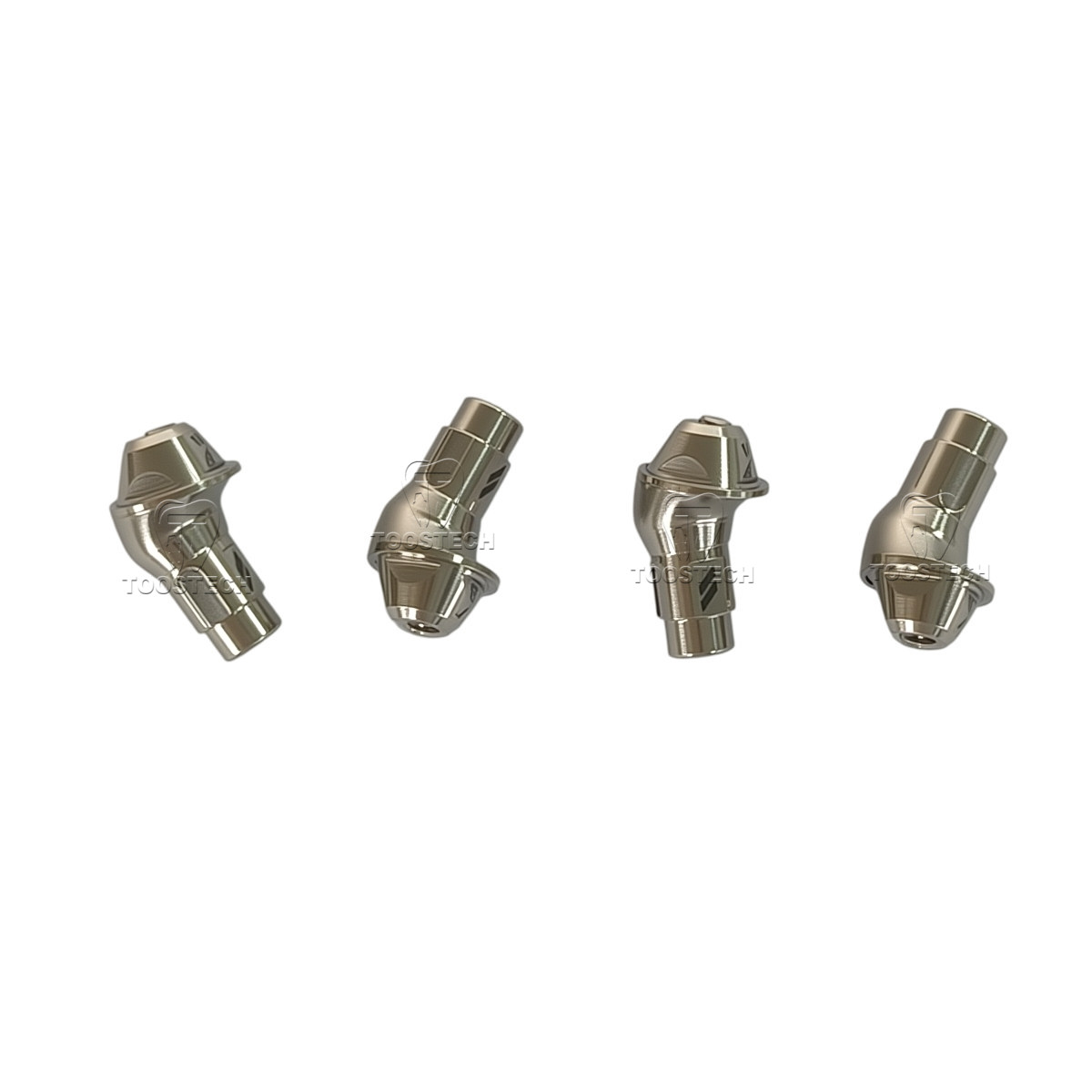 6pcs multi unit angled abutment fits to Straumann ITI NC/RC 17 degree D4.6mm