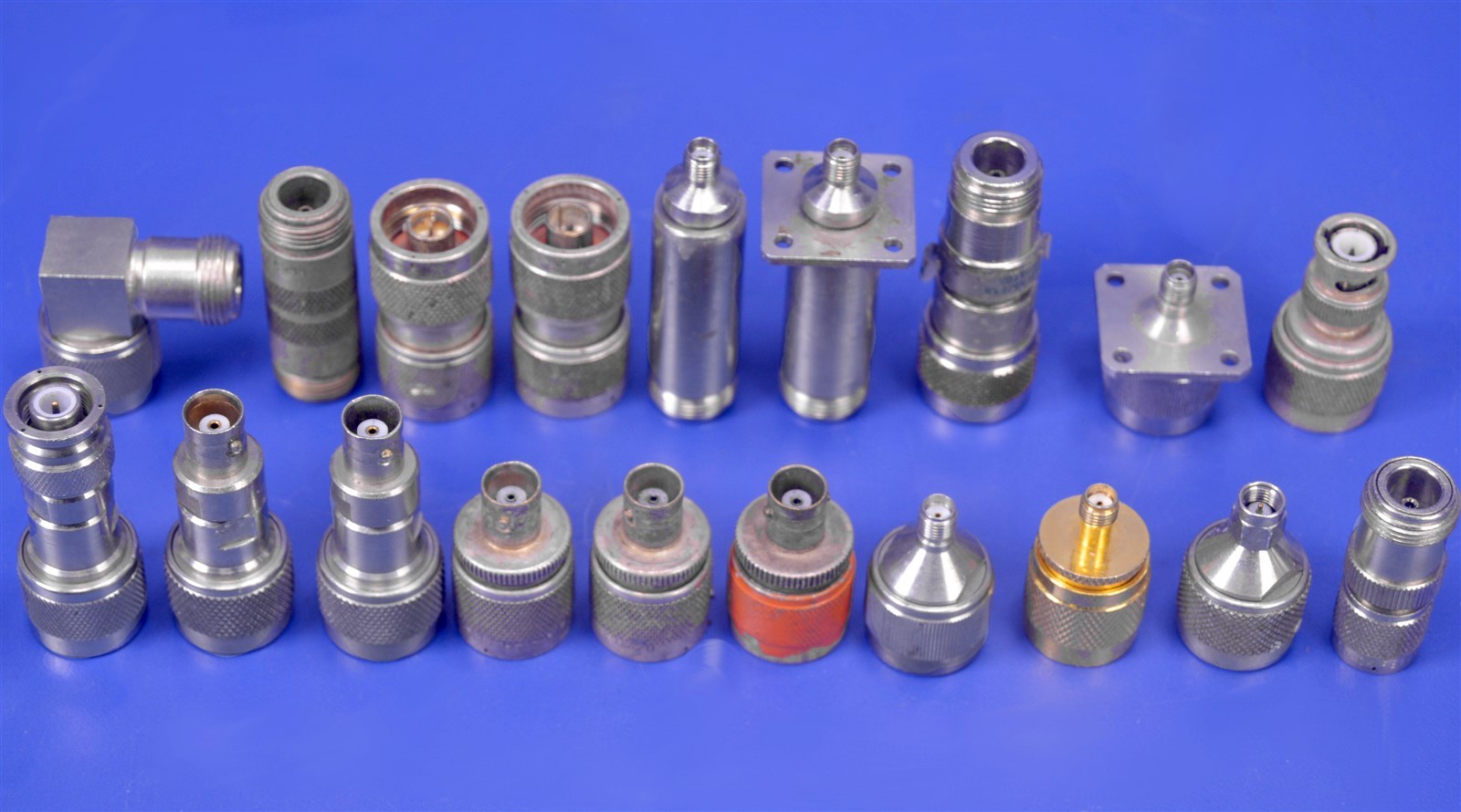 19 Connector Adapters: BNC & SMA to N-Type, Double M/F N-Type, TNC to N-Type
