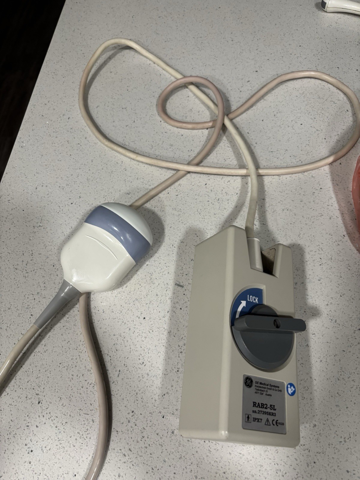 GE RAB2-5L Probe Ultrasound Transducer & GE IC5-9H Ultrasound Probe- Untested!!