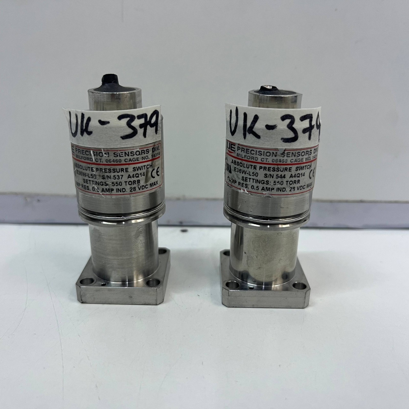 Precision E36W-L50 UE Sensors E36W Series Absolute Pressure Switch, UK#379
