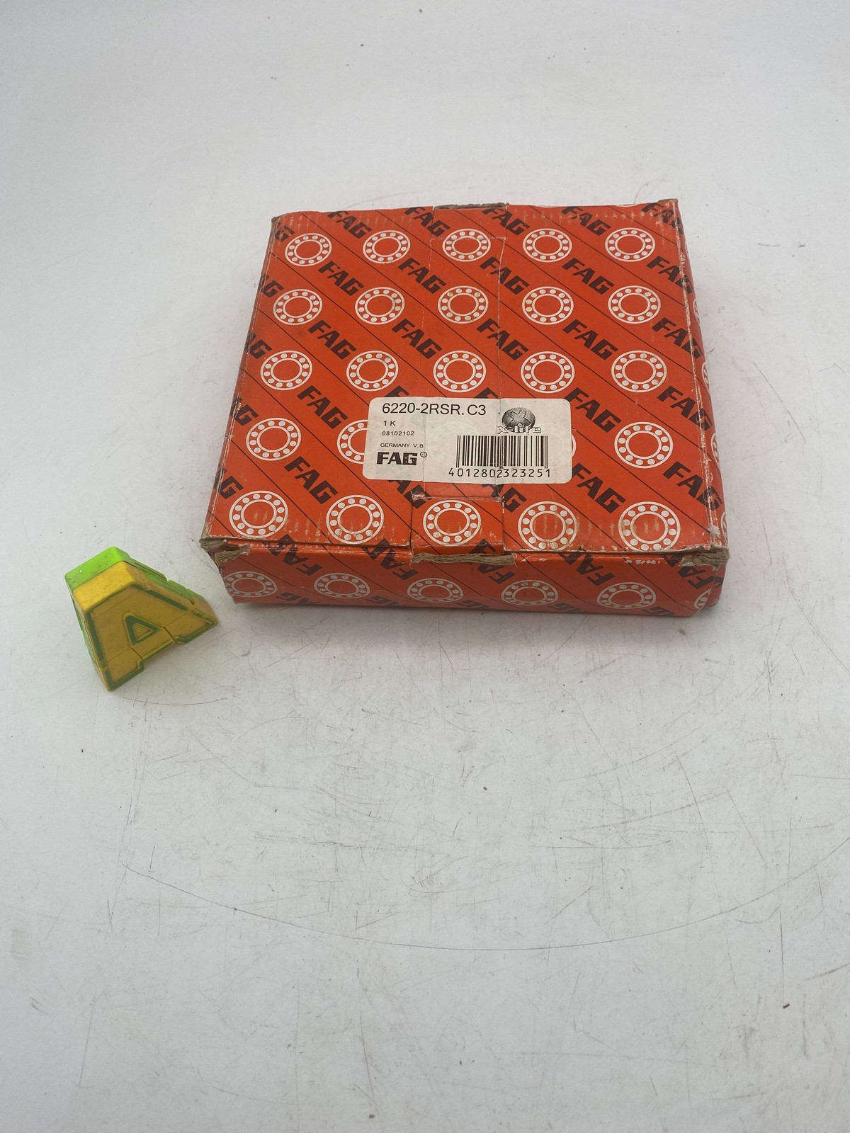 FAG 6220-2RSR C3 Deep Groove Ball Bearing (Open Box)
