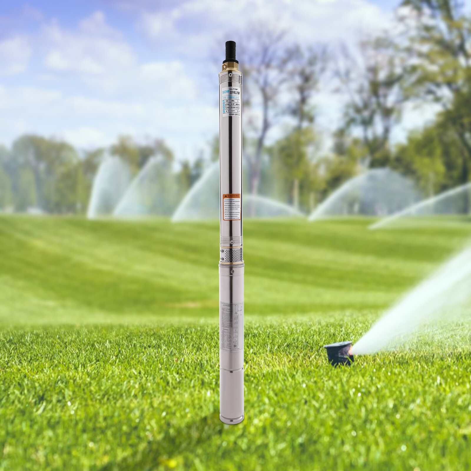 1 Inch Outlet Farm Submersible Pump Deep Well Pump Irrigation Water Pump 370W