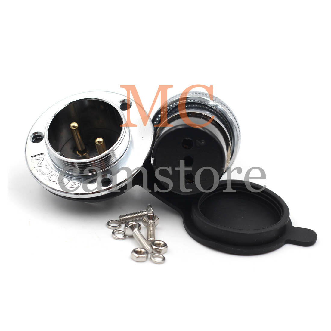 GX30 2 3 4 5 6 7 8 10Pin Aviation Connector, High Voltage Bulkhead Circular Plug