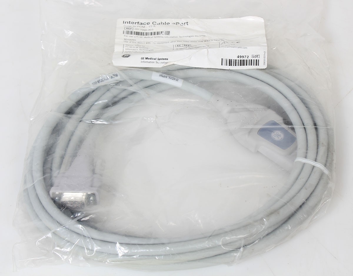 GE Solar to PDM Interconnect 15′ Cable ePort 2017098-003 -NEW-