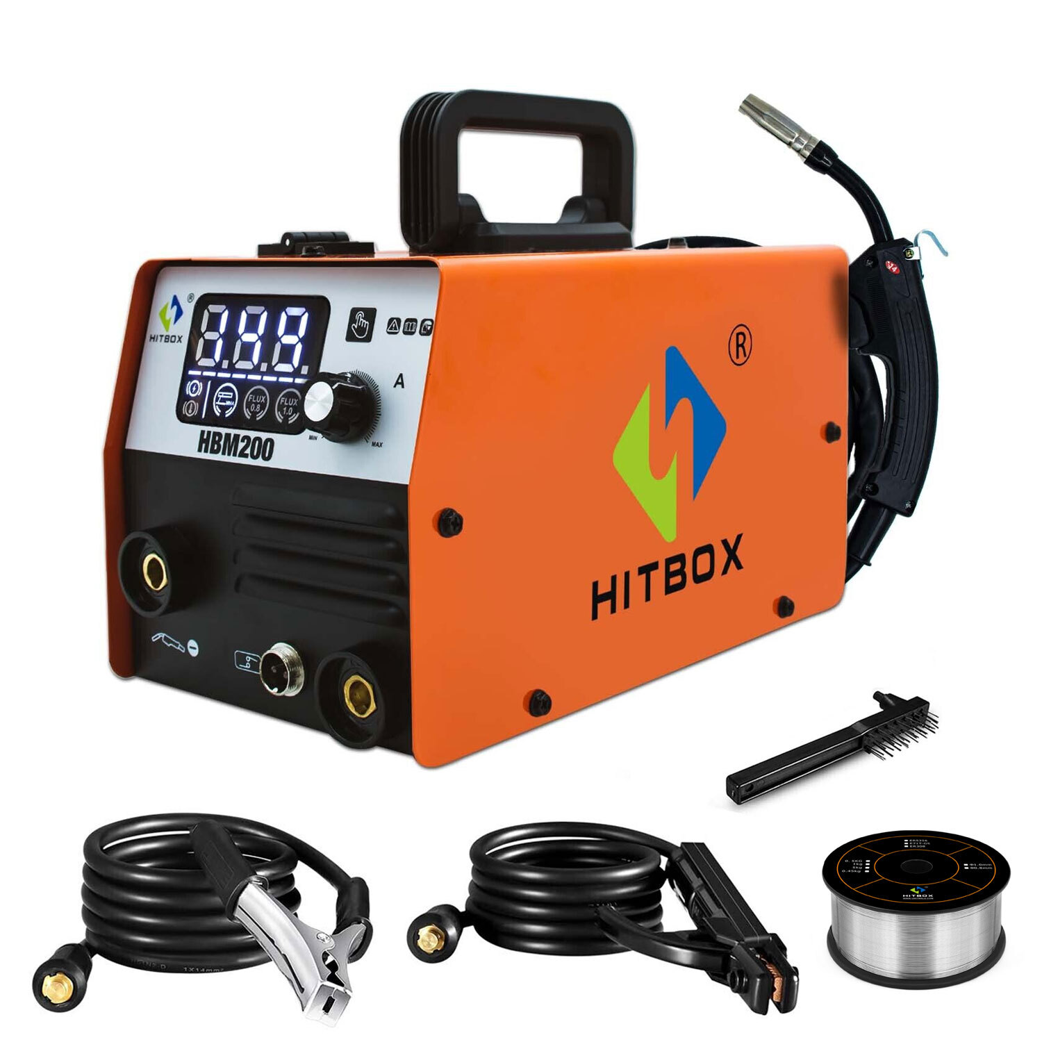 HITBOX 3 IN 1 Portable MIG Welder ARC LIFT TIG MIG Gasless Welding Machine Used
