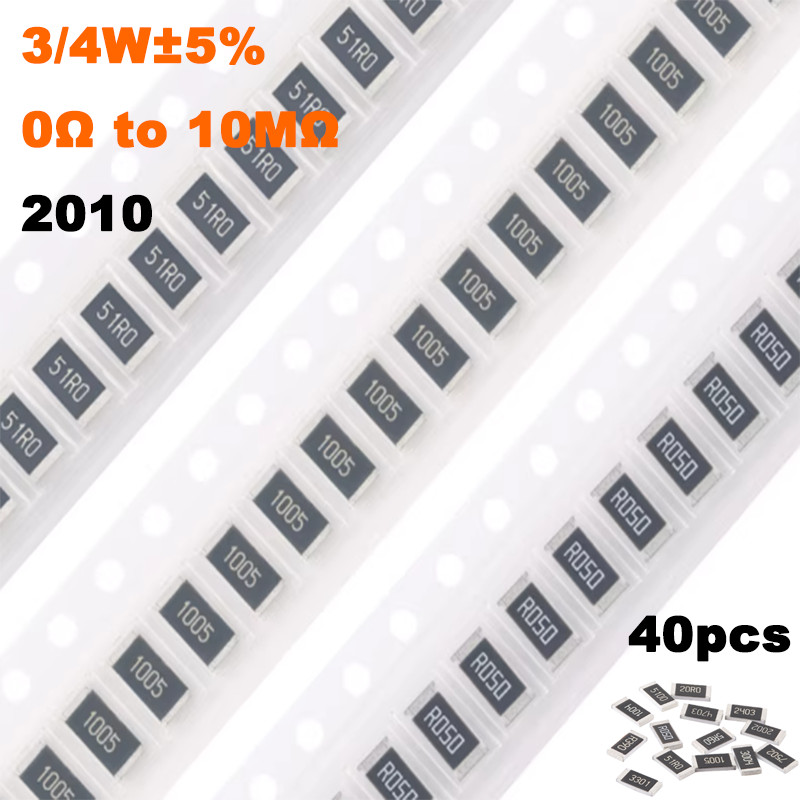 2010 SMD/Chip/SMT Resistors 3/4W ±5% Full Range of Values 0Ω to 10MΩ