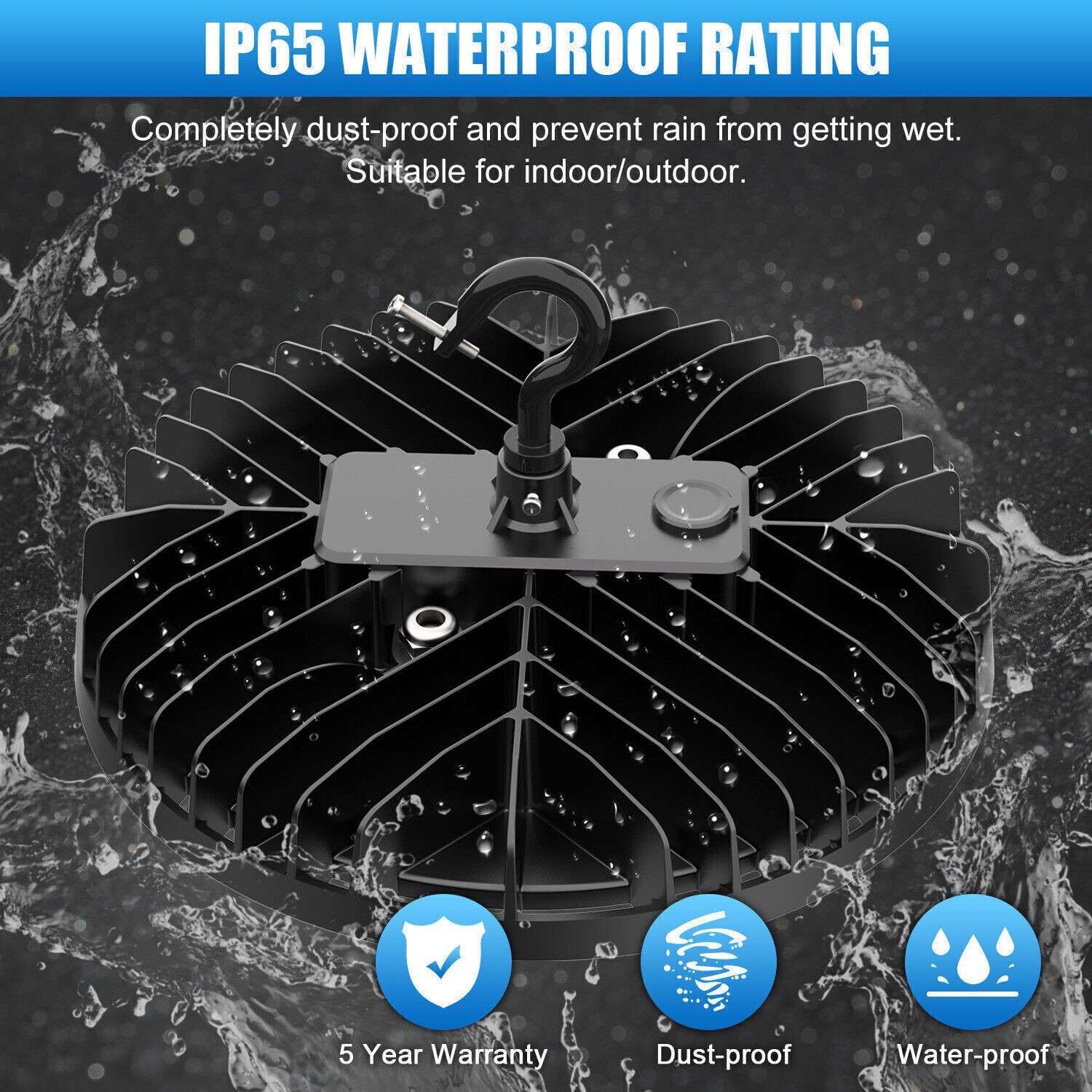 240W UFO LED High Bay Light Commercial Warehouse Factory Led Shop Light 36,000LM