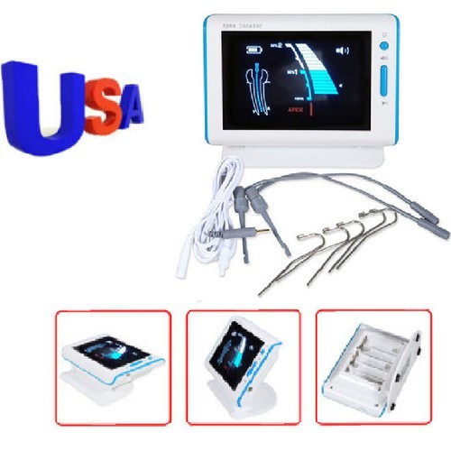 US Ship Dental Endodontic Apex Locator Root Canal Finder 4.5 ” LCD 3.7V/2000mAh