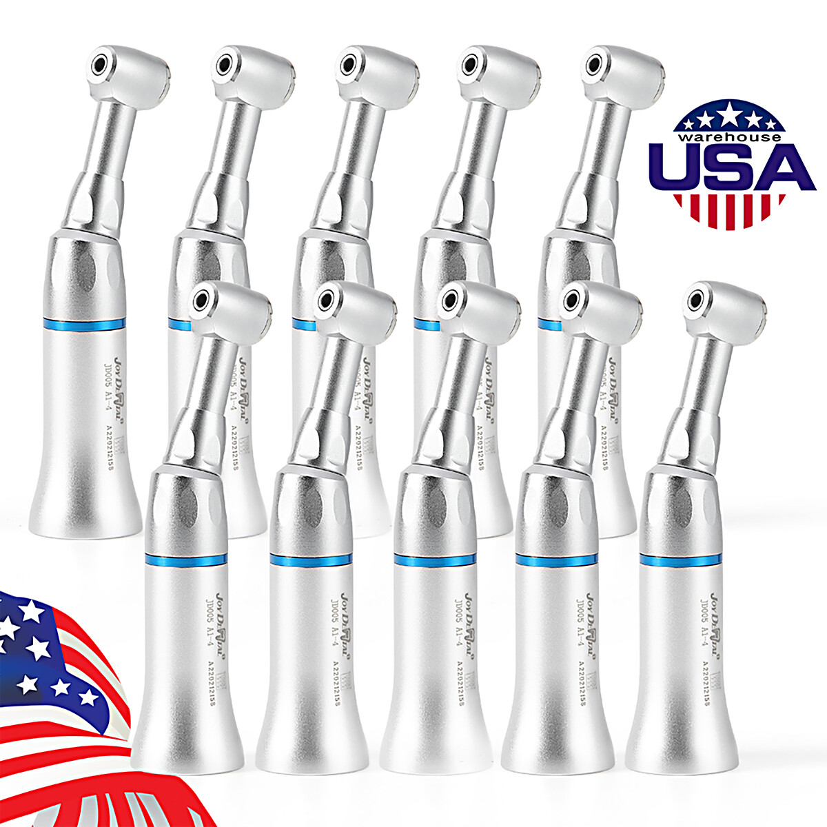 Dental Slow Low Speed Contra Angle Handpiece Push Button E-type Joydental