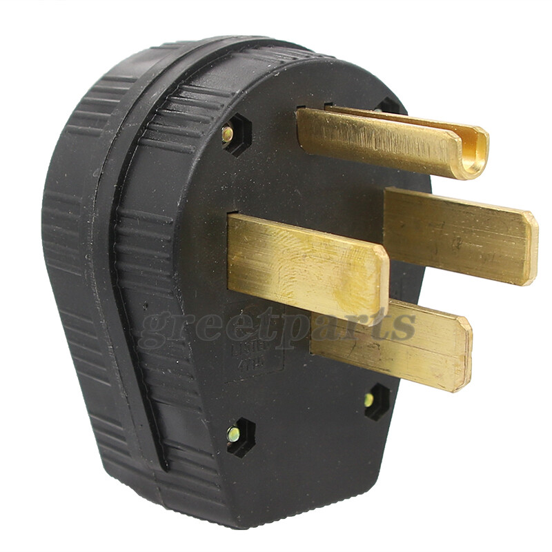 Fits NEMA 14-50p 50A 125-250V 4-Holes Plug DH Industrial Grade Straight Blade US