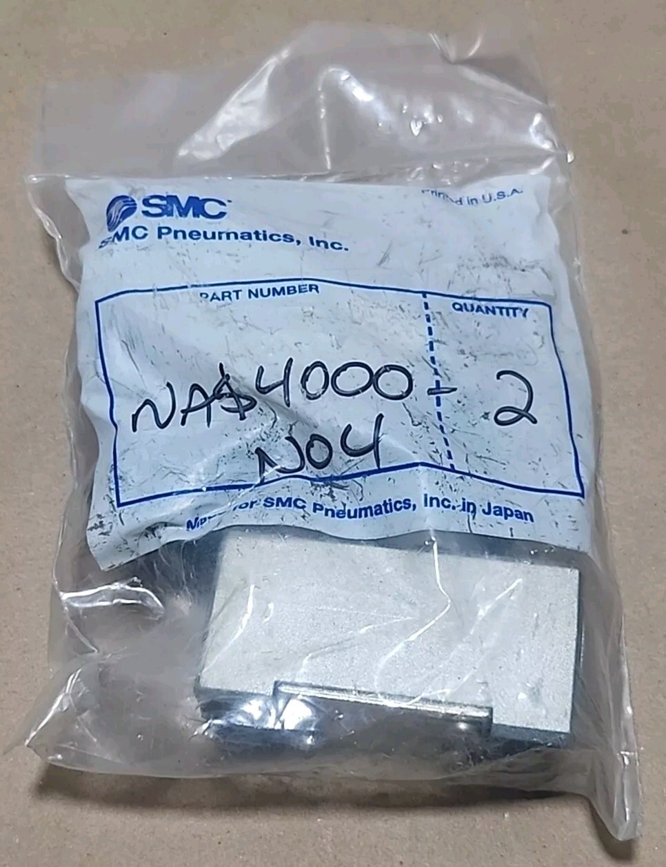 *NEW SURPLUS* [5] SMC NAS4000-N04 Adjustable Speed Valves + Warranty!
