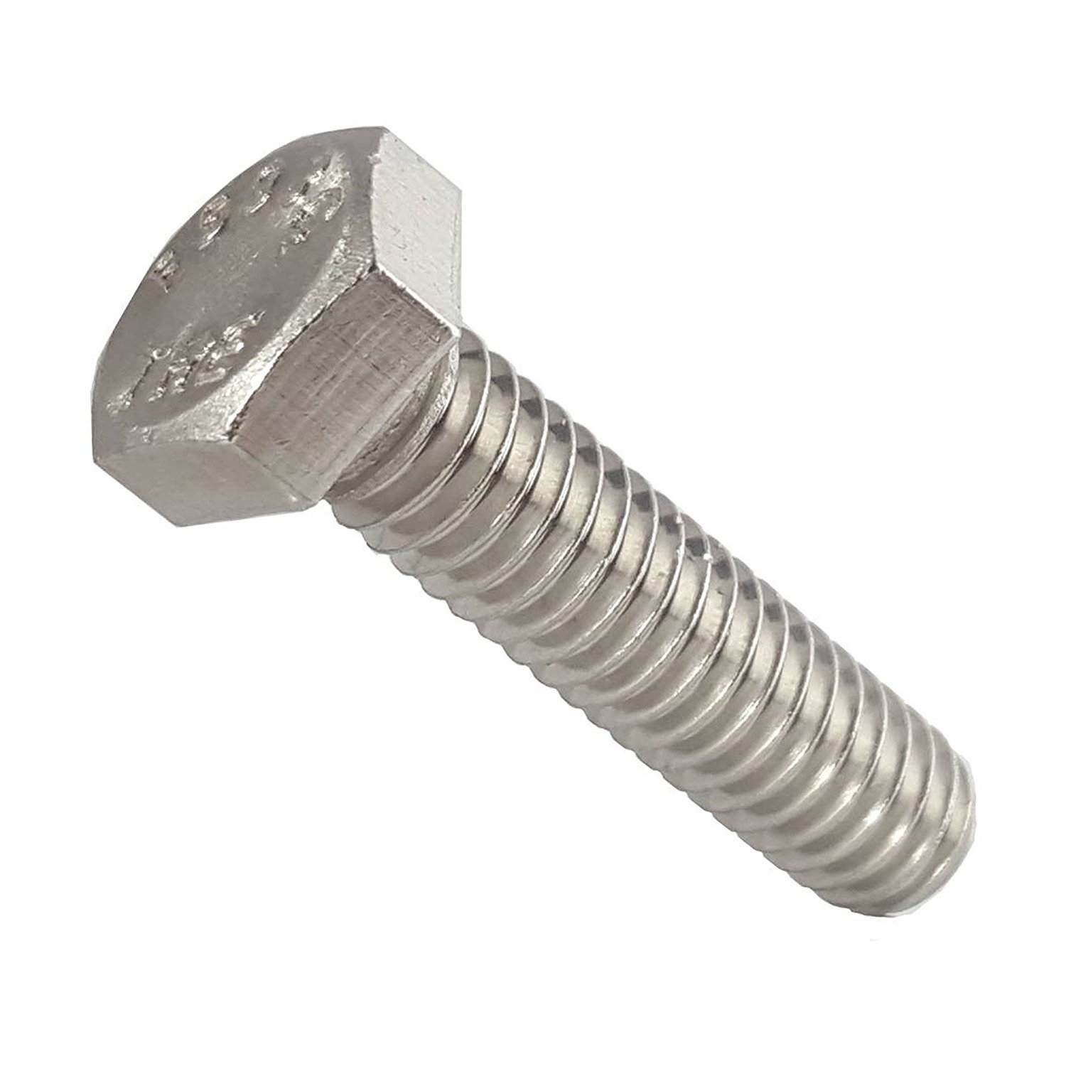 1/2-13 x 3″ Stainless Steel Bolts Hex Head Grade 18-8 Qty 25