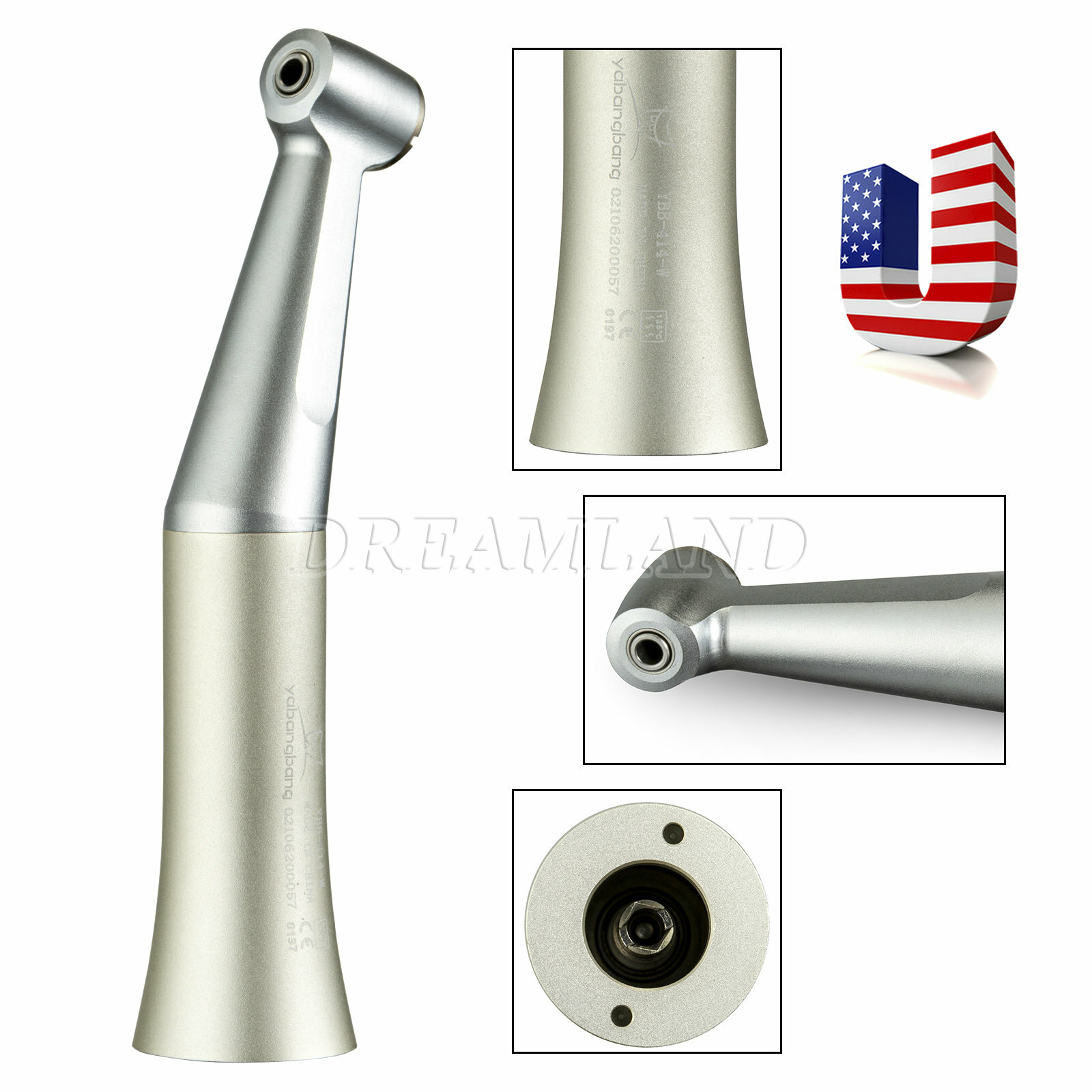 1X E-type Dental Contra Angle Handpiece Slow Low Speed Contrangle Fit NSK
