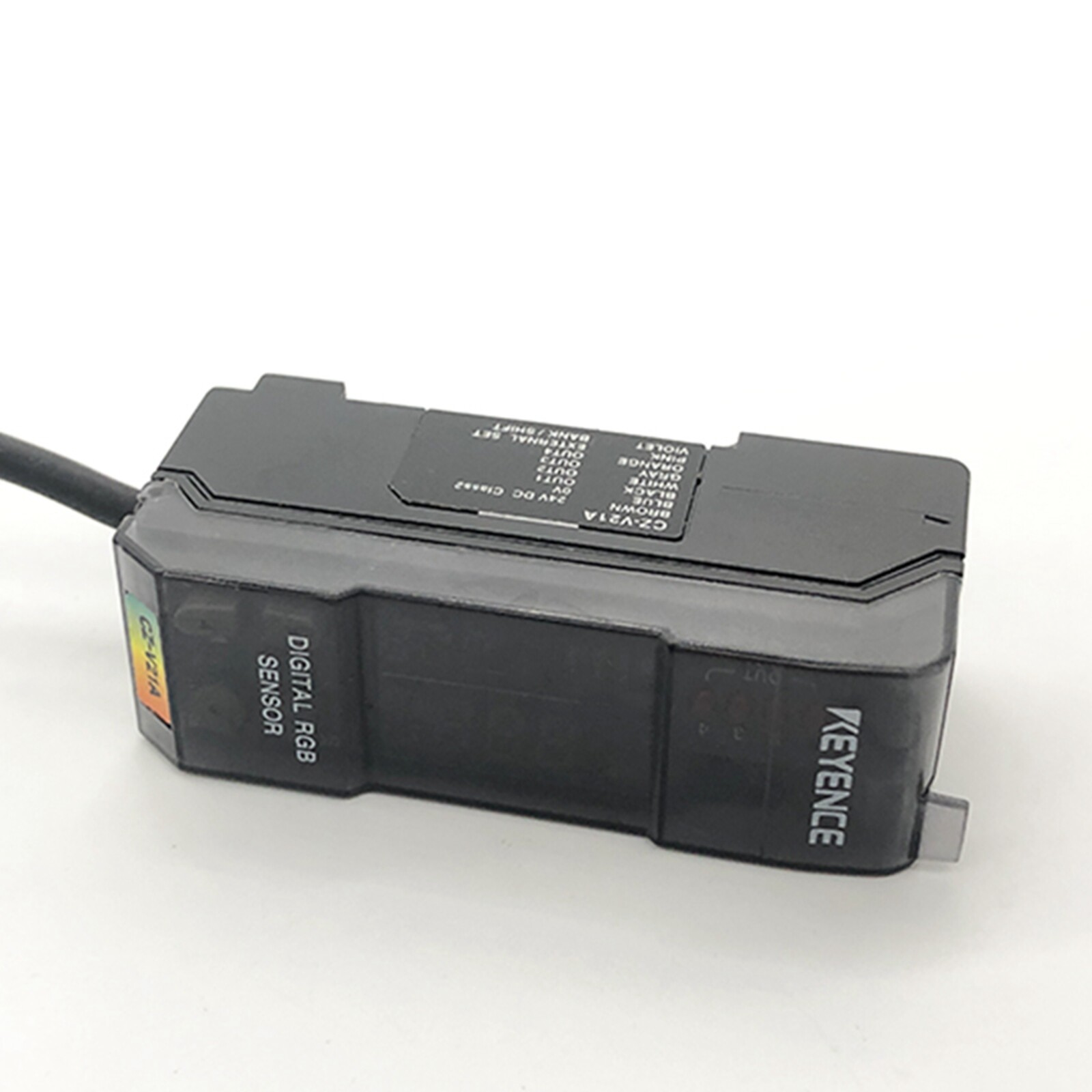 NEW Keyence Digital RGB Fibreoptic Sensor CZ-V21A CZV21A