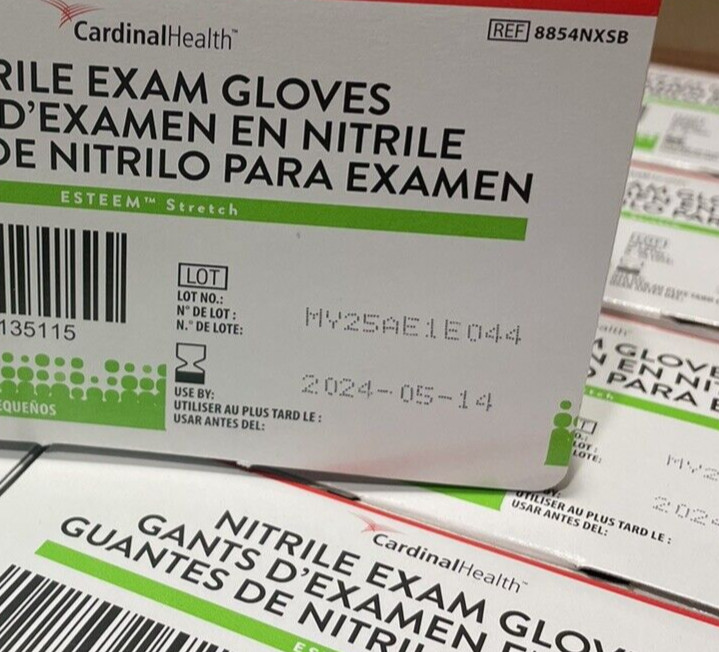 Esteem Nitrile PowderFree Exam Gloves *1500/cs* Size: XSMALL *See Date*