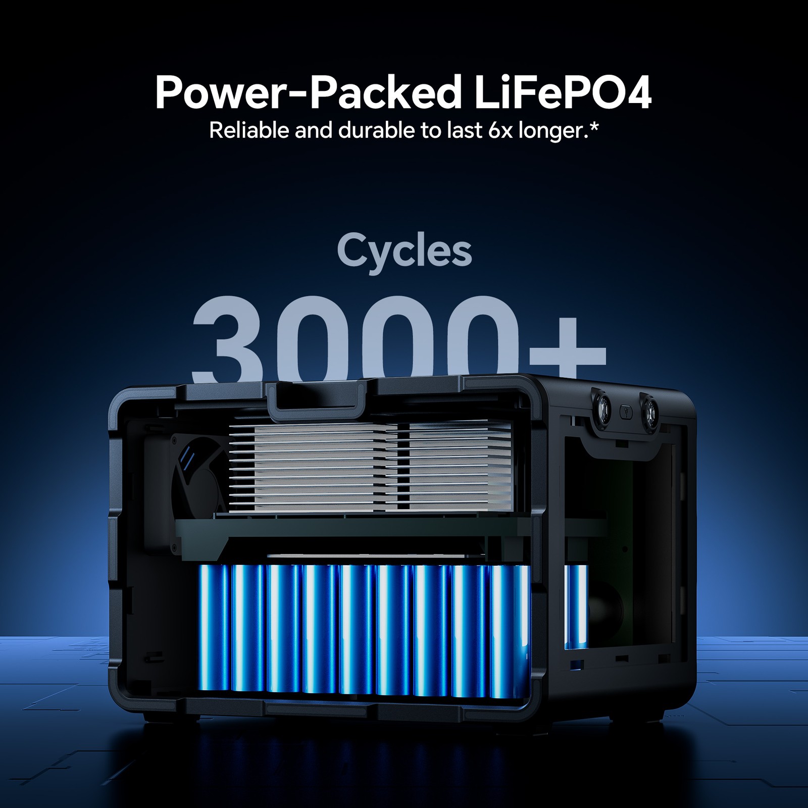 600W 519Wh Power Station Portable Generator for RV Camping Backup Battery Solar