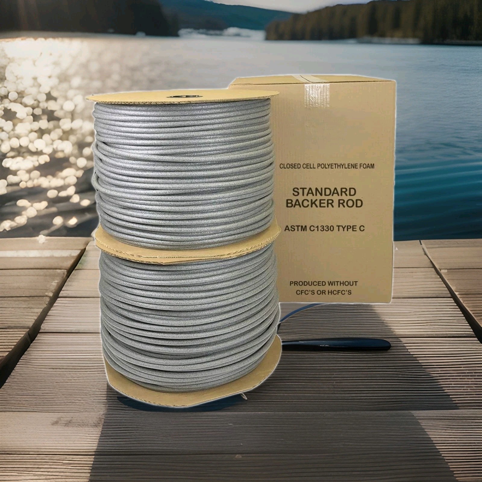 Foam Pre-Caulking Filler Rope Backer Rod Roll Bulk Sizes (1/2 inch x 2500 ft)