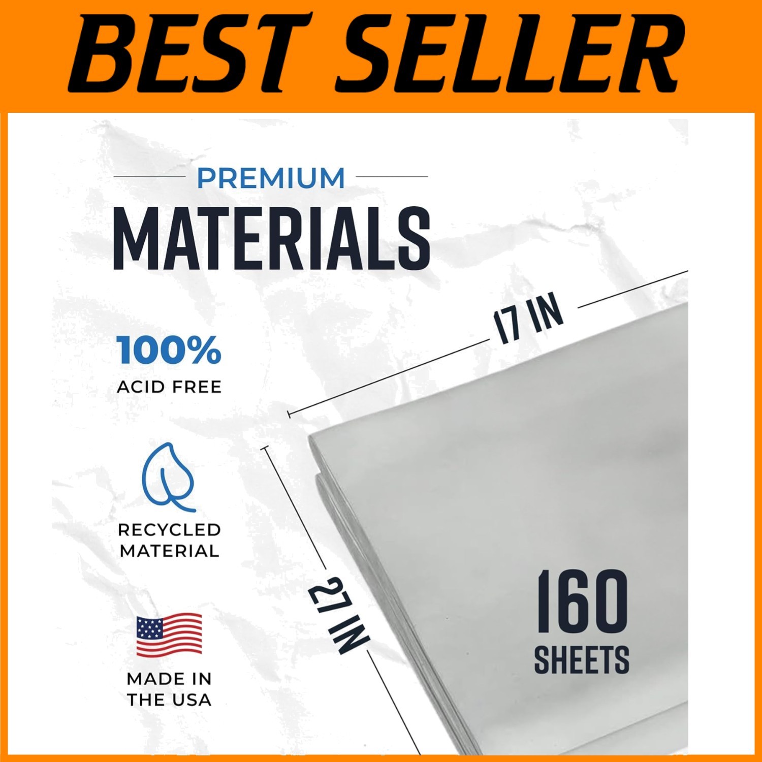 Fragile Items Protection – Moving Packing Paper – 160 Sheets