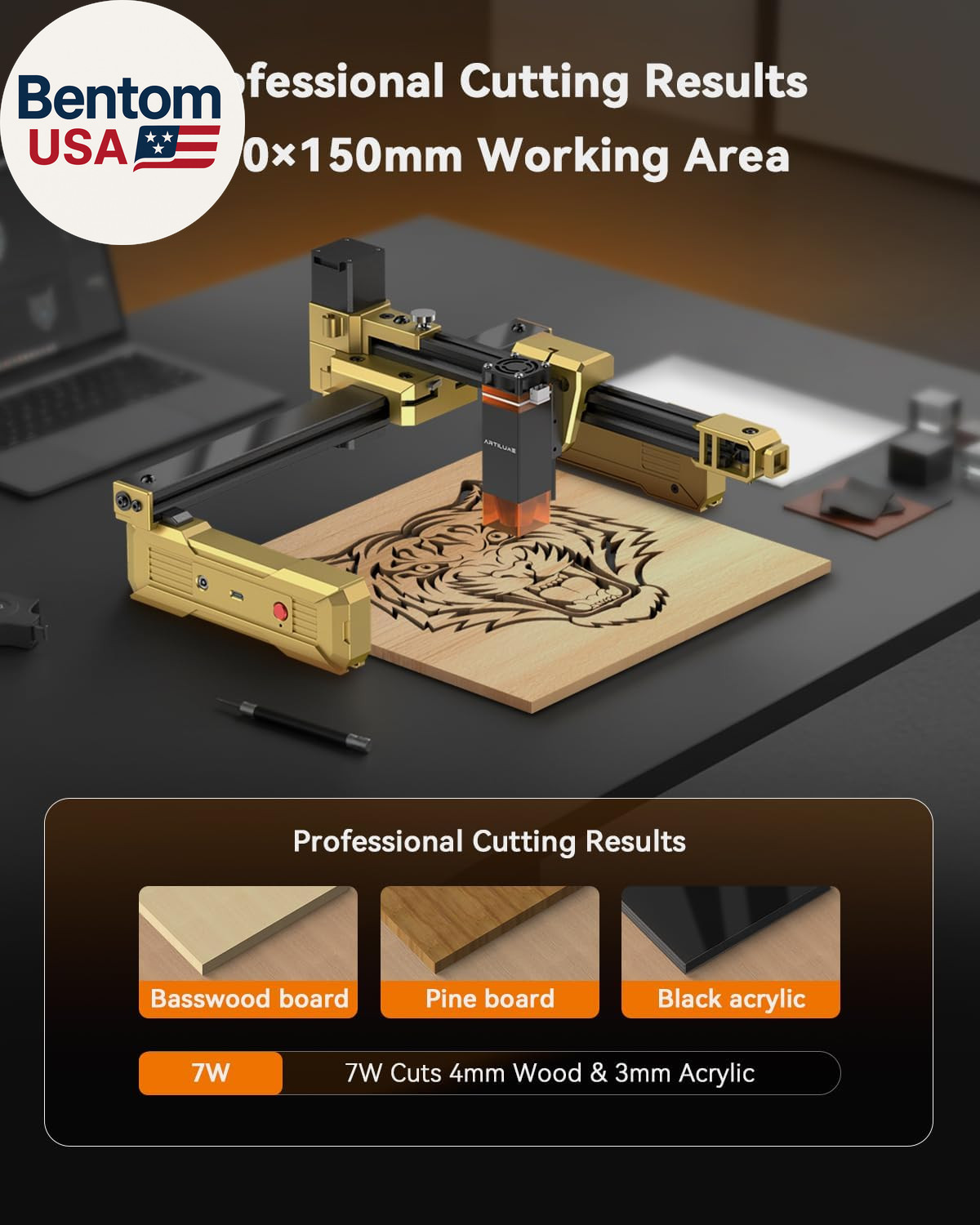 T1 Foldable Laser Engraver, Portable Engraving Machine with 0.01Mm Accuracy, 200