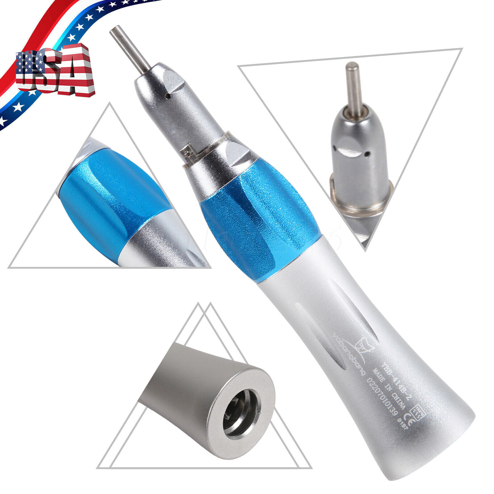Dental Air Motor Slow Low/High Speed Push/Latch Contra Angle/Straight Handpiece