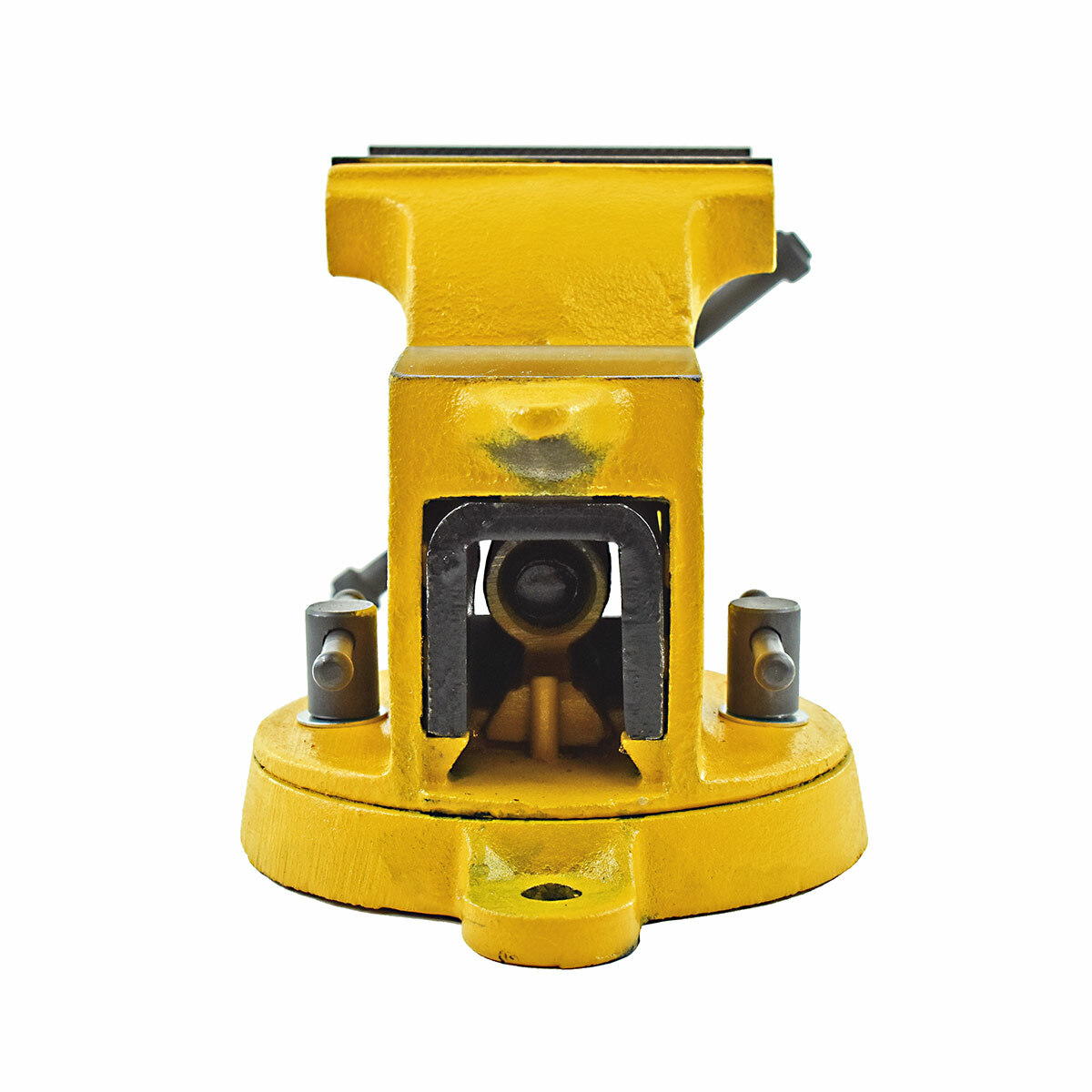 Yost Vises Model 910-HV Workshop Vise High Visibility All Steel Yellow 10in