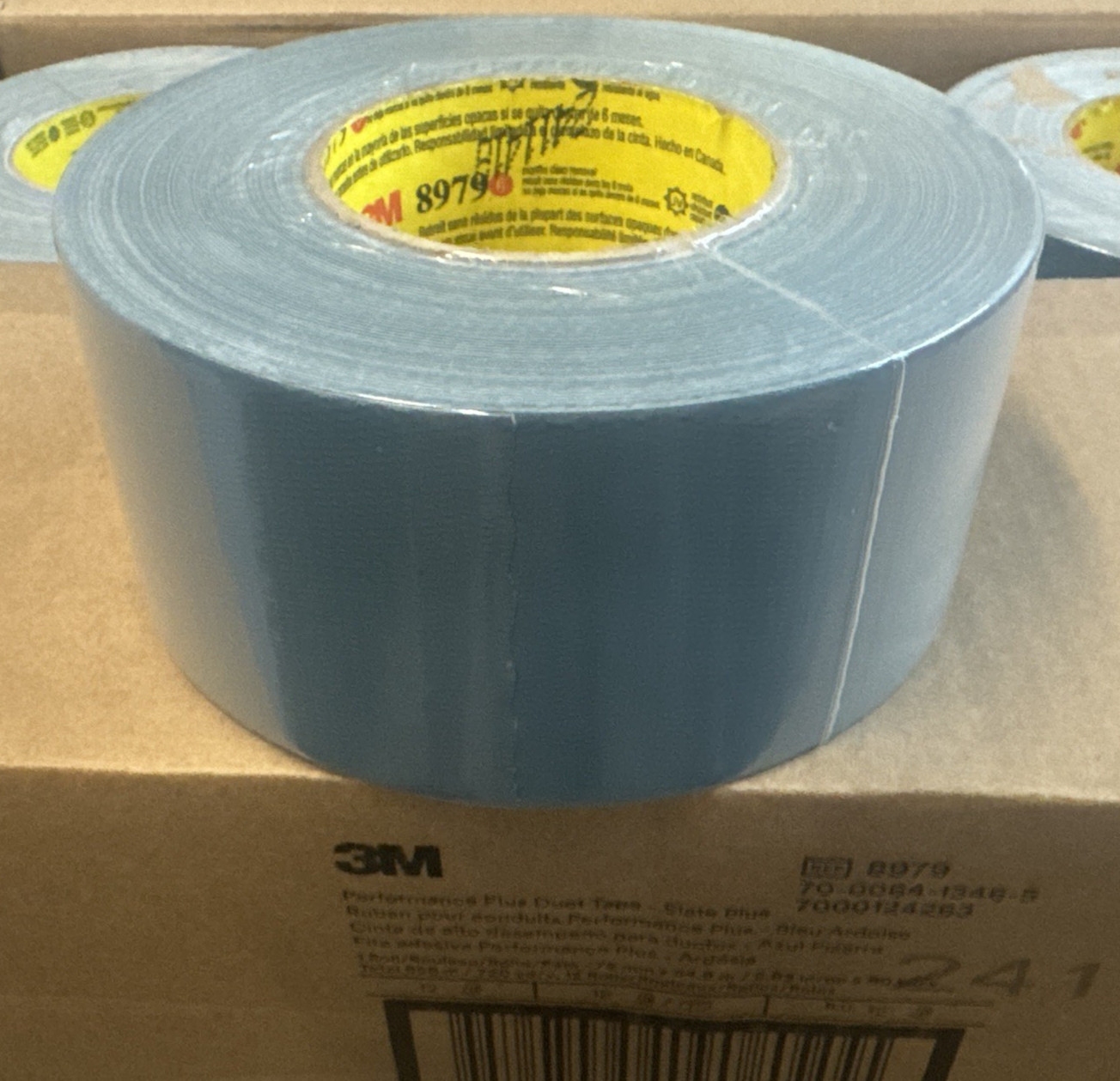 1 Roll ~3M Performance Plus Duct Tape 8979, Slate Blue, 72 mm x 54.8 m 60 yards