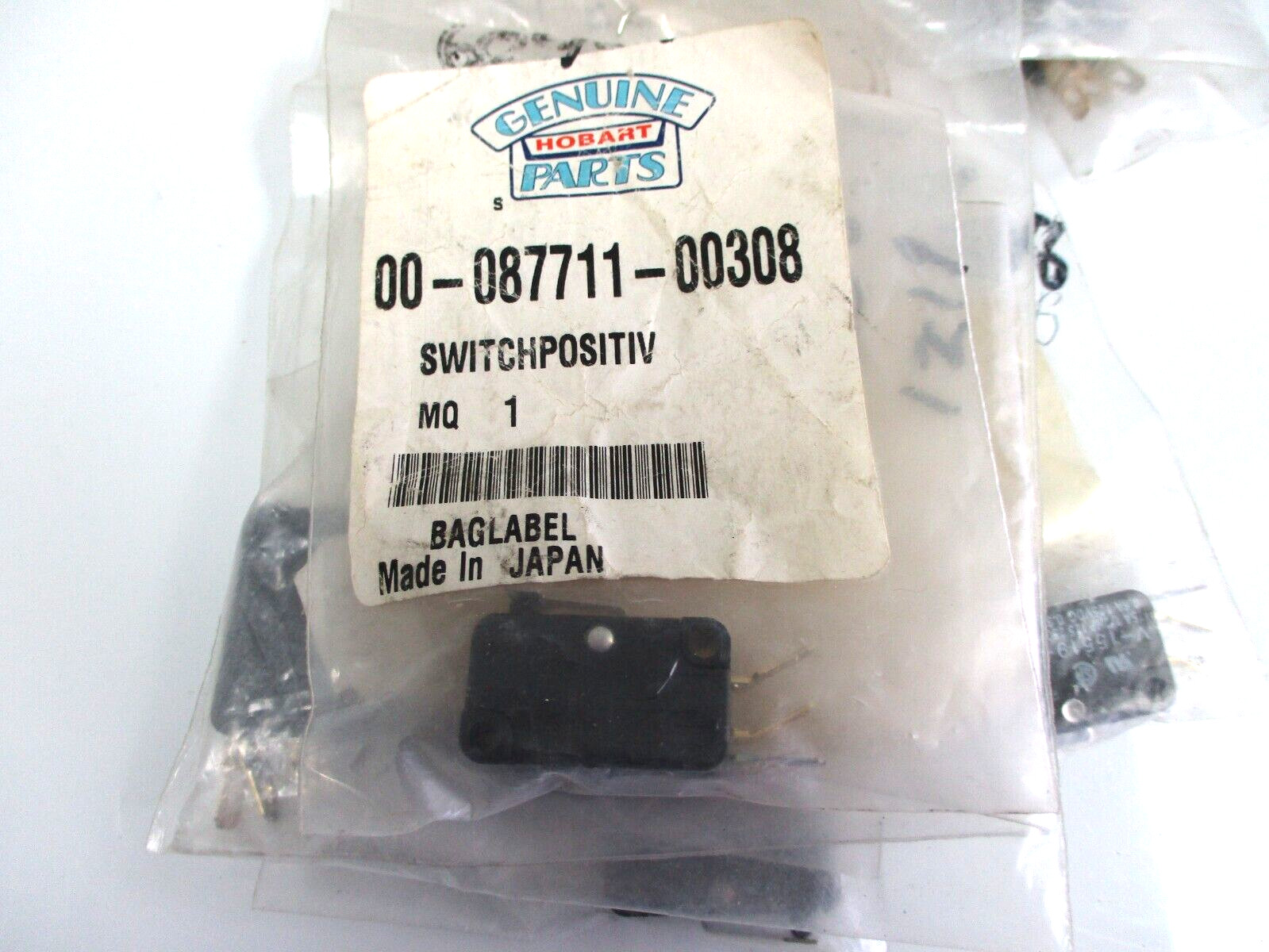 Hobart slicer 2912 positive action switch. 00-087711-00308 New OEM Hobart