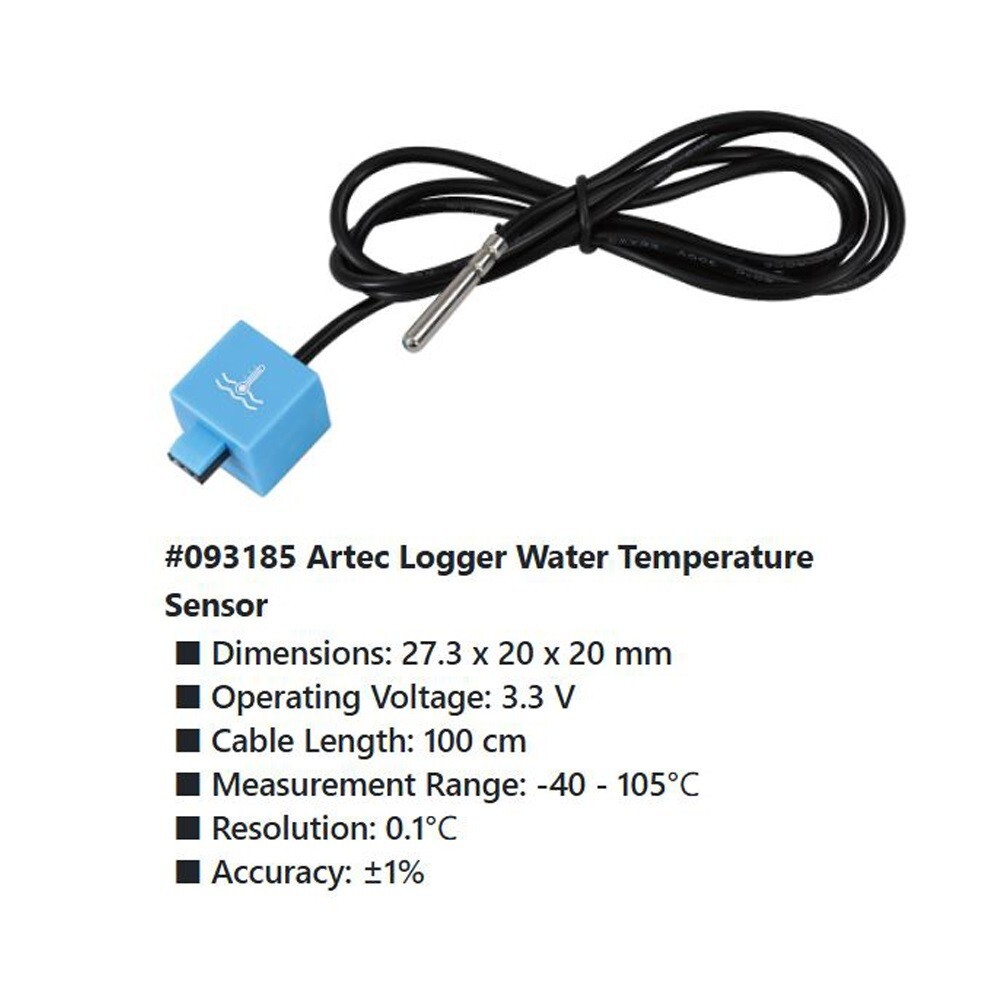 Artec Data Logger Water Temperature Sensor Measurement Educational Tool Kit