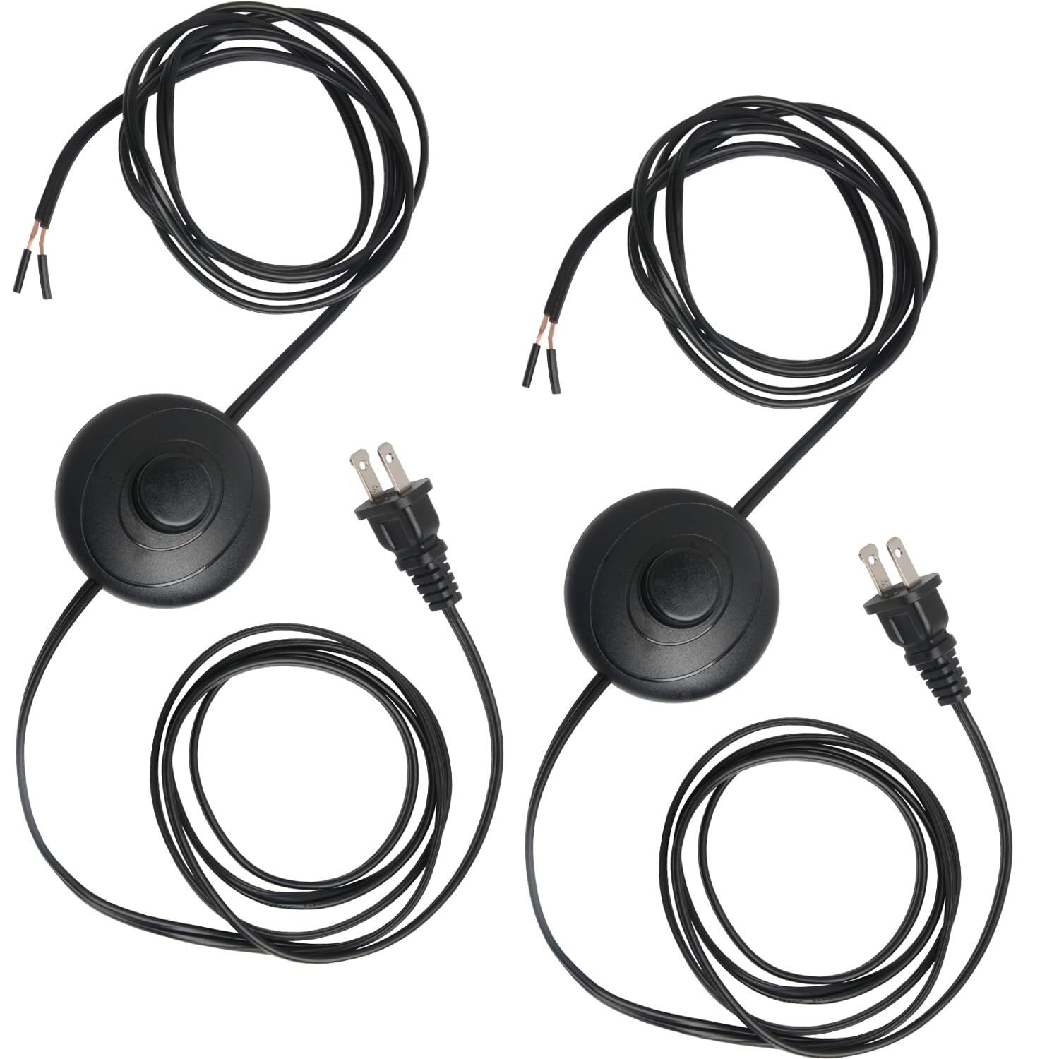 2Pack Floor Foot Switch 9.8Ft/3Meters Extension 18WAG Cord Wire Plug 3A 125V …
