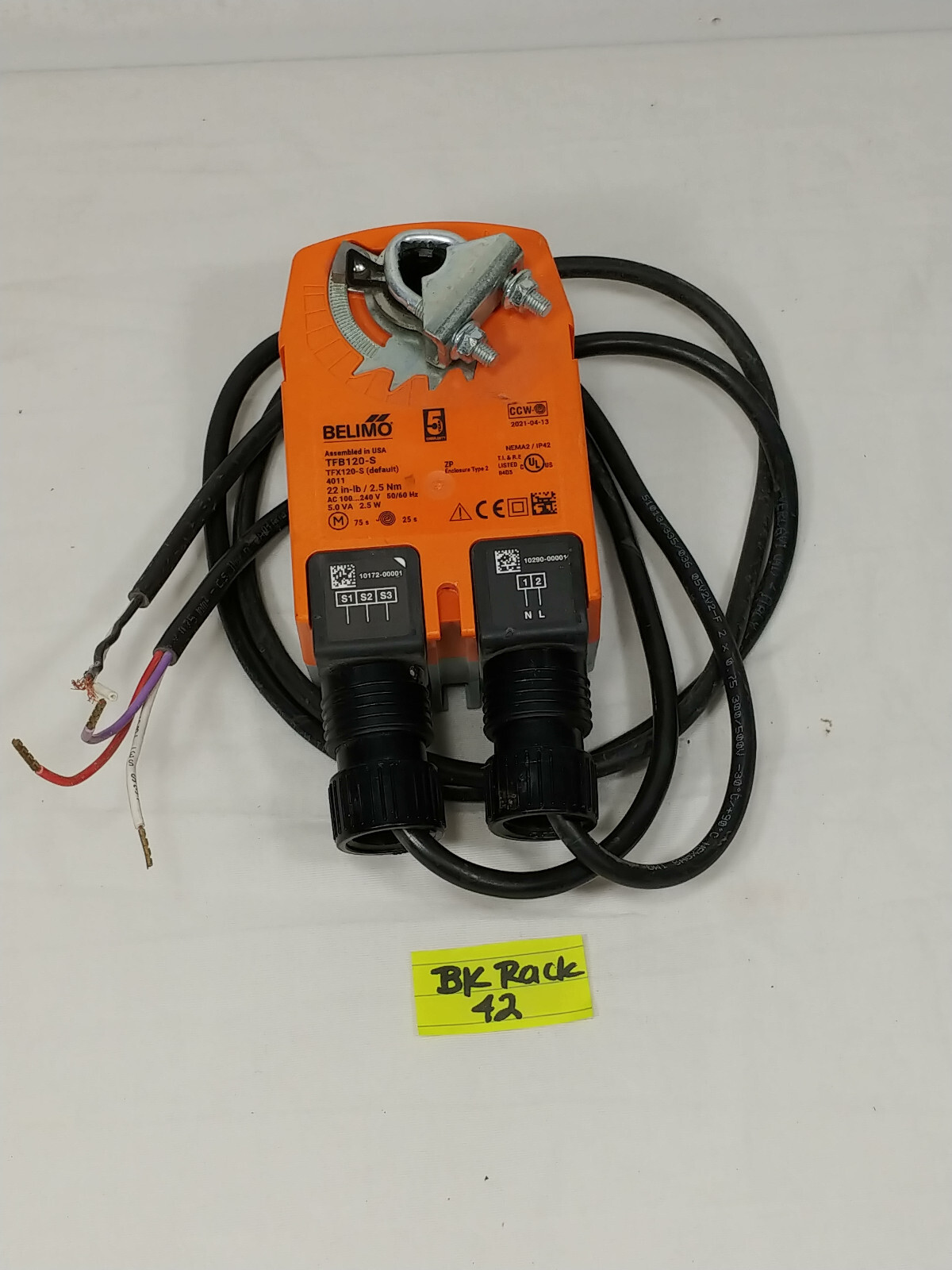Belimo TFB120-S Spring Return Damper Actuator 100-240v-ac