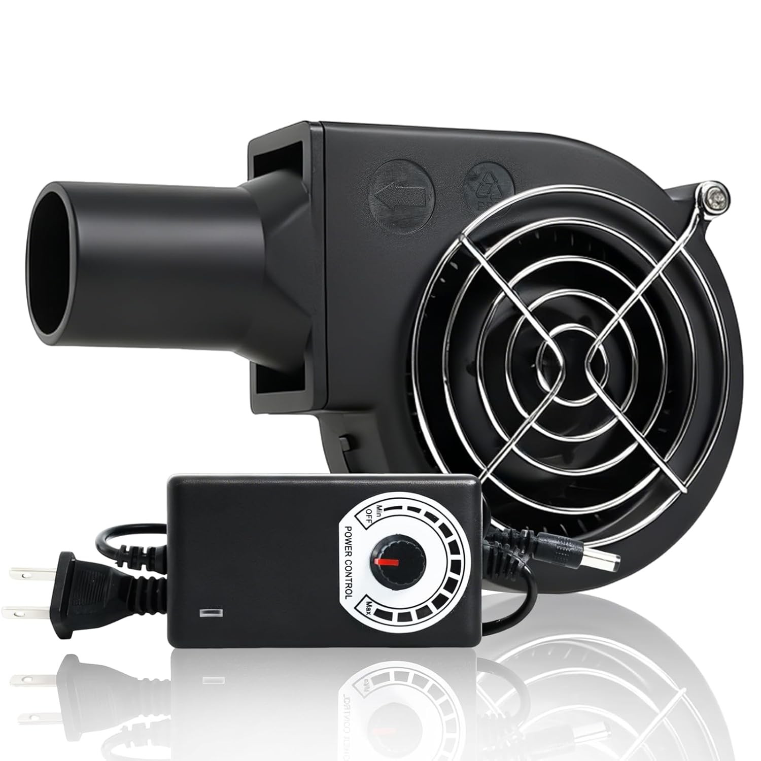 KUNRISE BBQ 97mm × 33mm Blower Fan, High Airflow 110V 120V Variable Speed Centr
