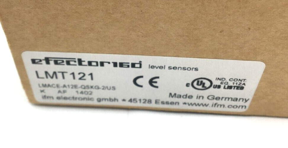 IFM Efector 160 Level Sensor LMT121 LMACE-A12E-QSKG-2US New