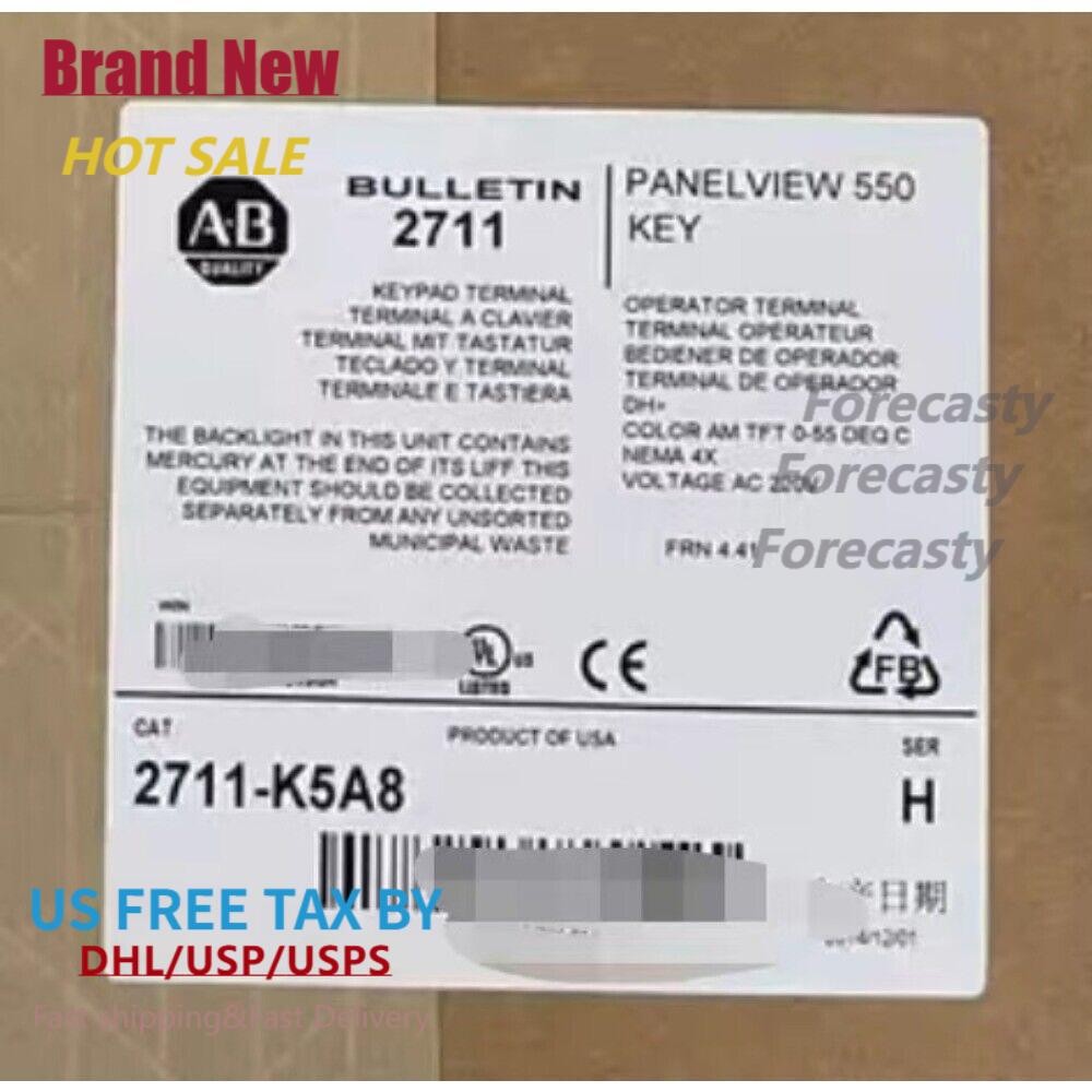 2711-K5A8 AB PanelView Standard Terminal Fast Shipping New 2711K5A8 US Free Tax