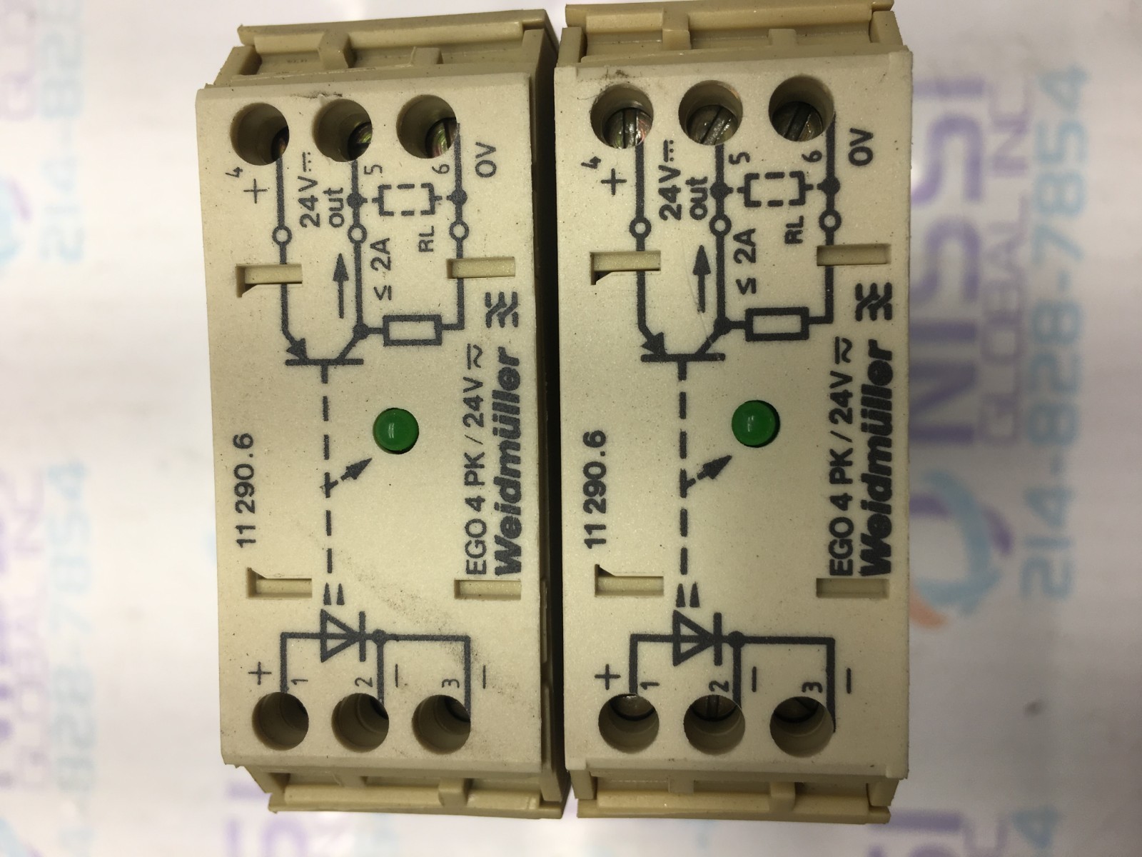 3PCS WEIDMULLER EGO 4 PK/24V