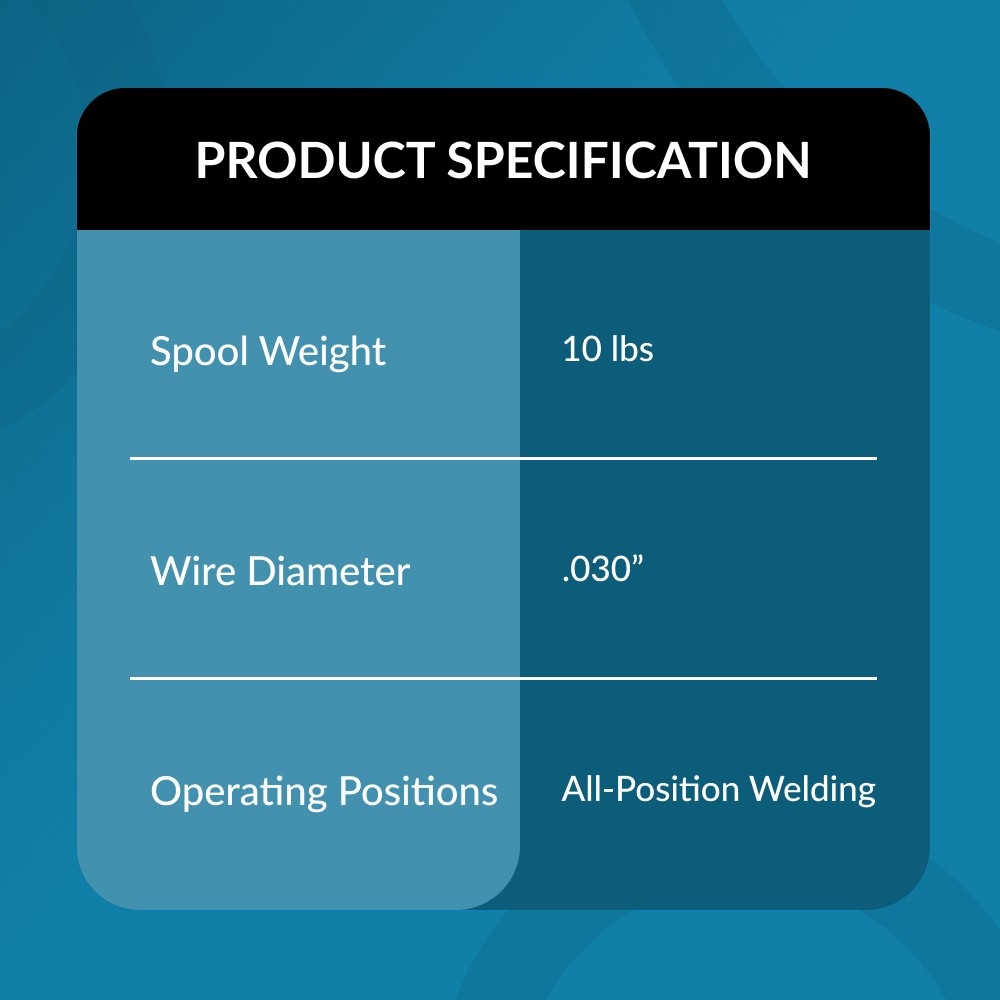 ER70S-6 .030″ (0.8 mm) – 10-Lb – Mild Steel MIG Welding Wire