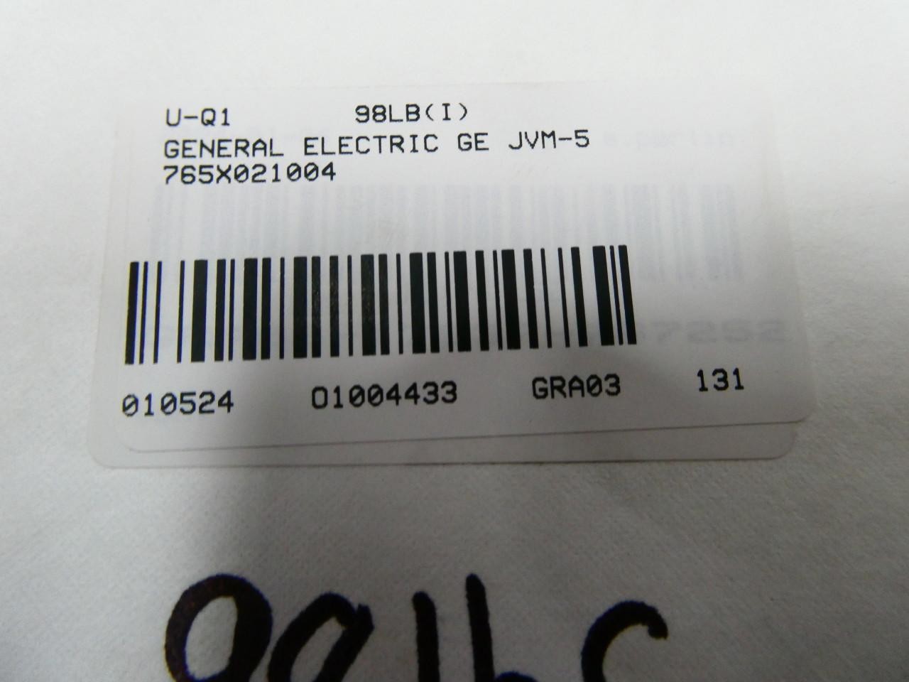 General Electric JVM-5 765X021004 Voltage Transformer 120:1 1500va 14400v 120v